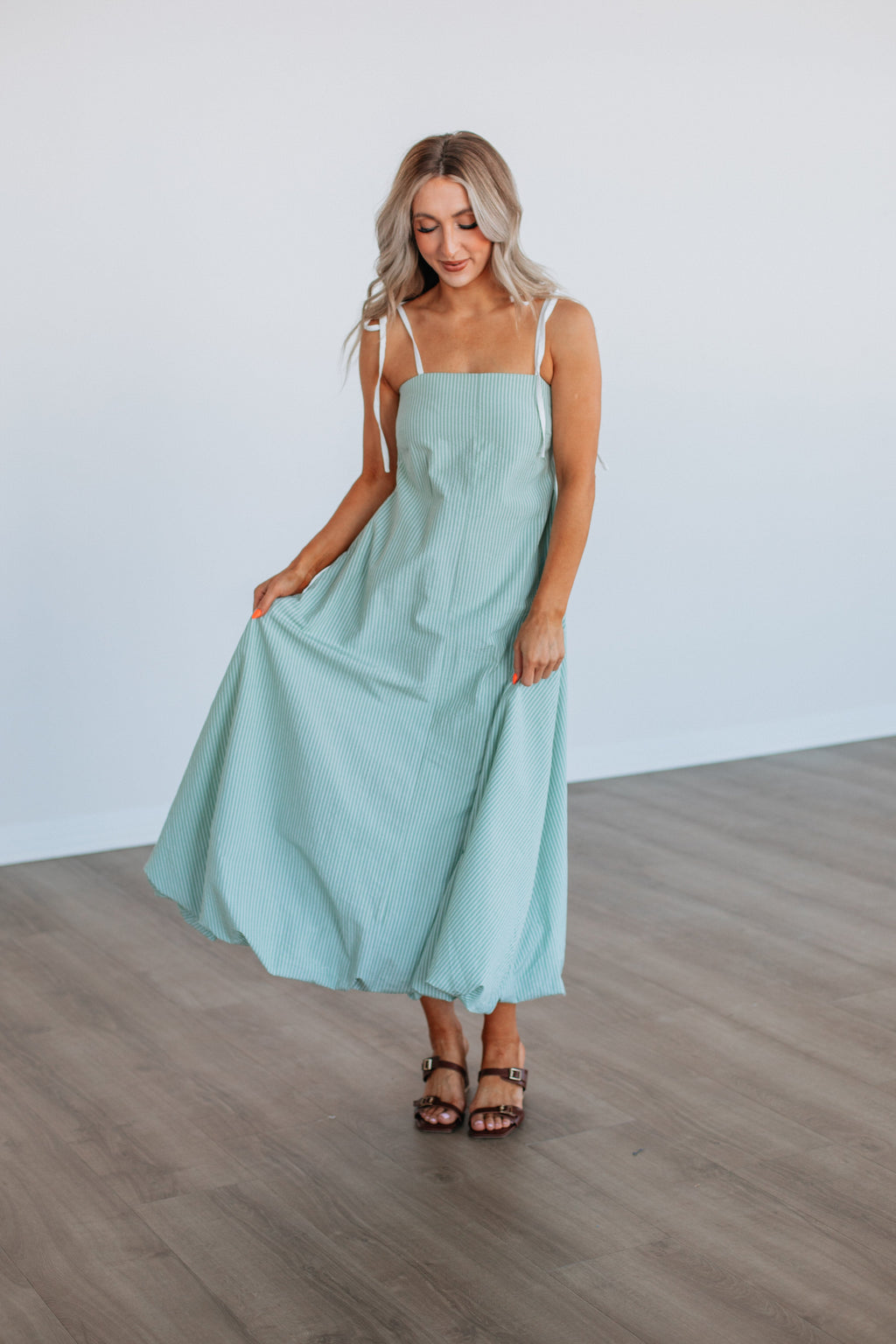 Bay Striped Maxi Dress