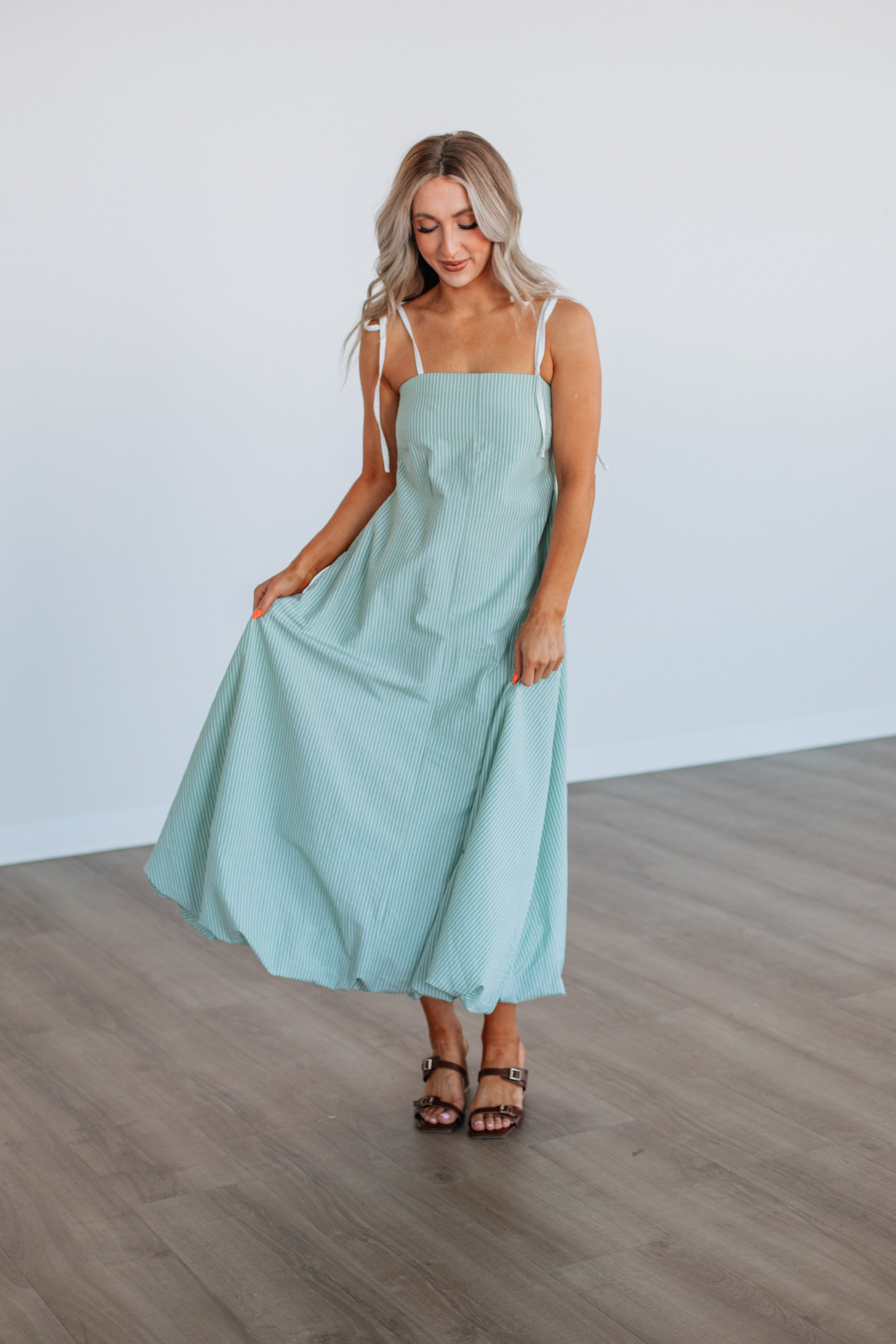 Bay Striped Maxi Dress