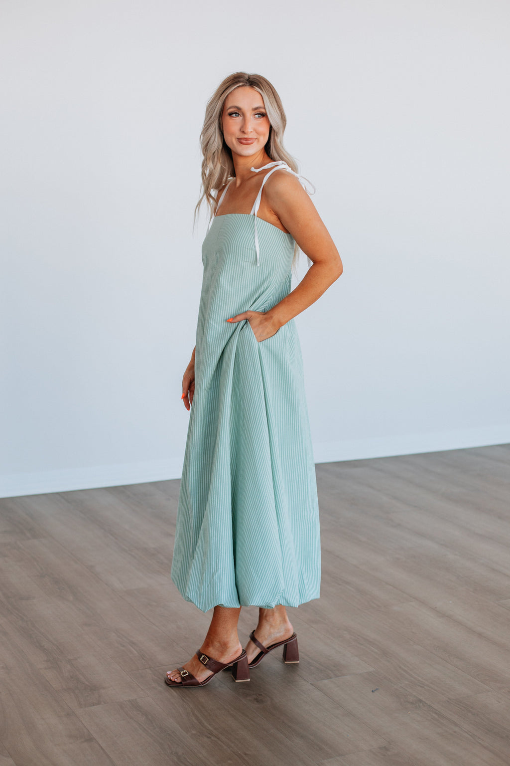 Bay Striped Maxi Dress