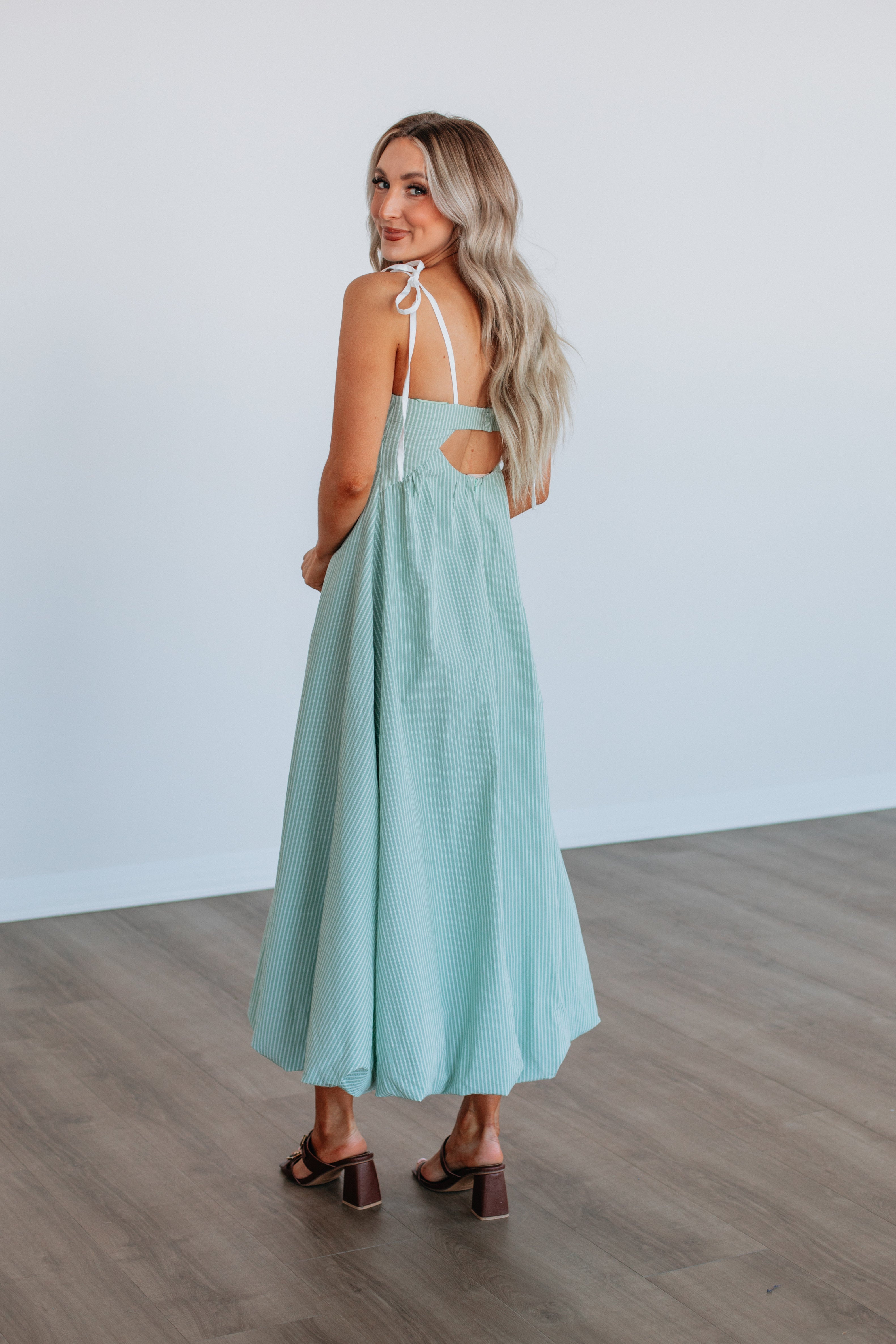 Bay Striped Maxi Dress