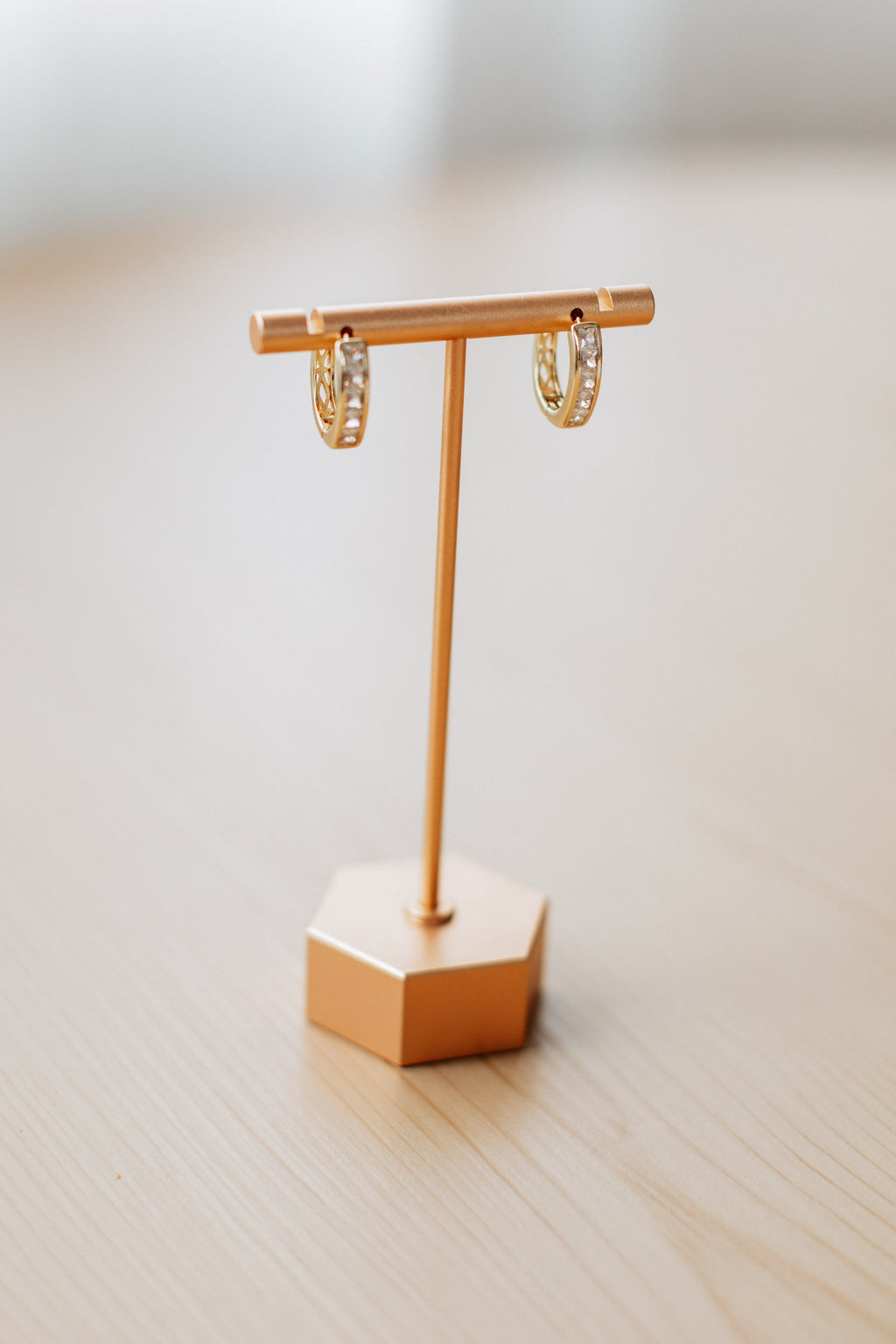 Laurelyn Huggie Hoop Earrings