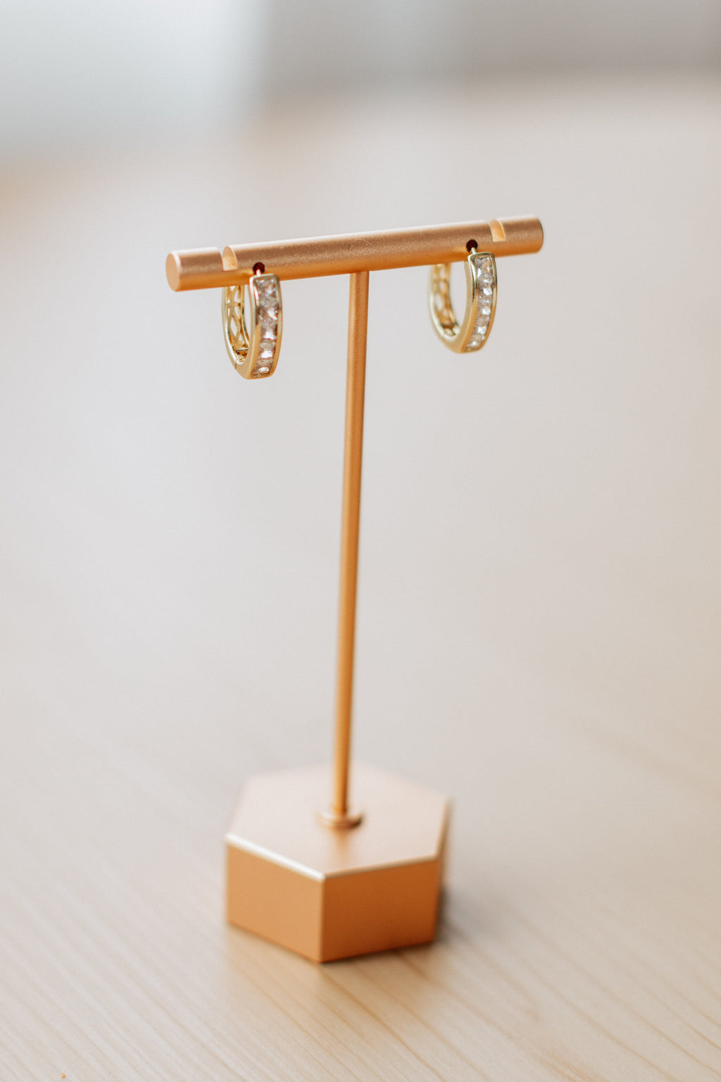 Laurelyn Huggie Hoop Earrings