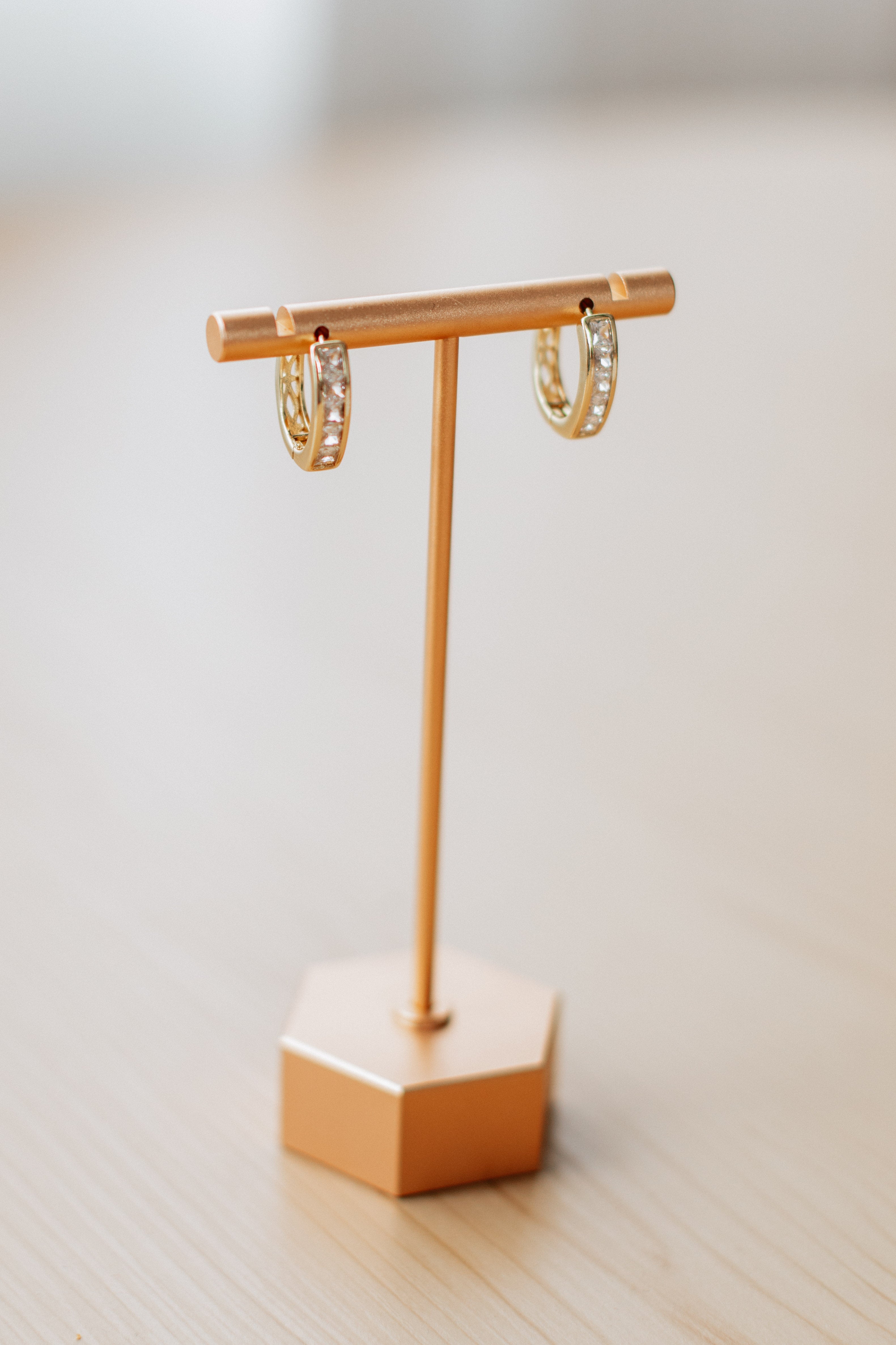 Laurelyn Huggie Hoop Earrings