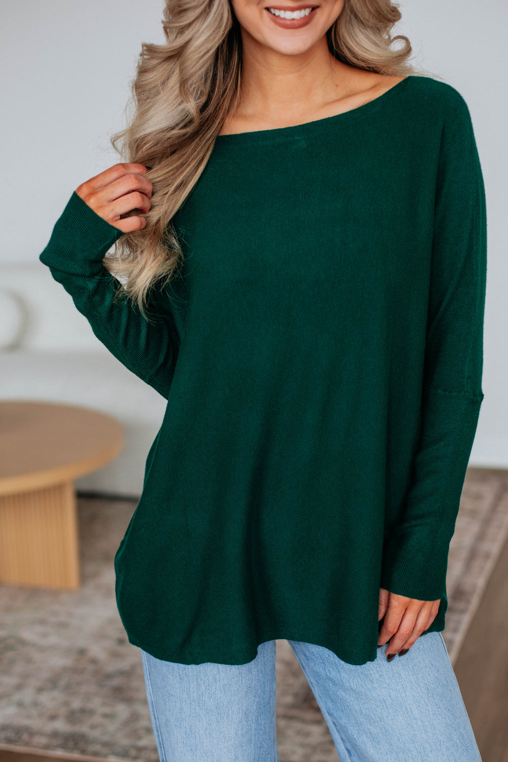 Edella Sweater - Hunter Green