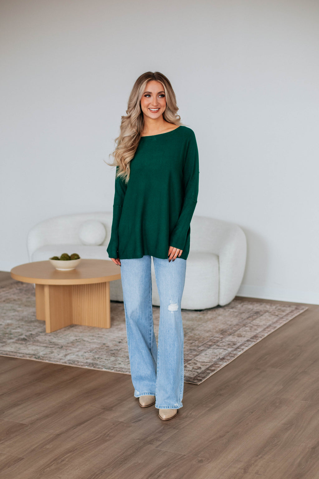 Edella Sweater - Hunter Green