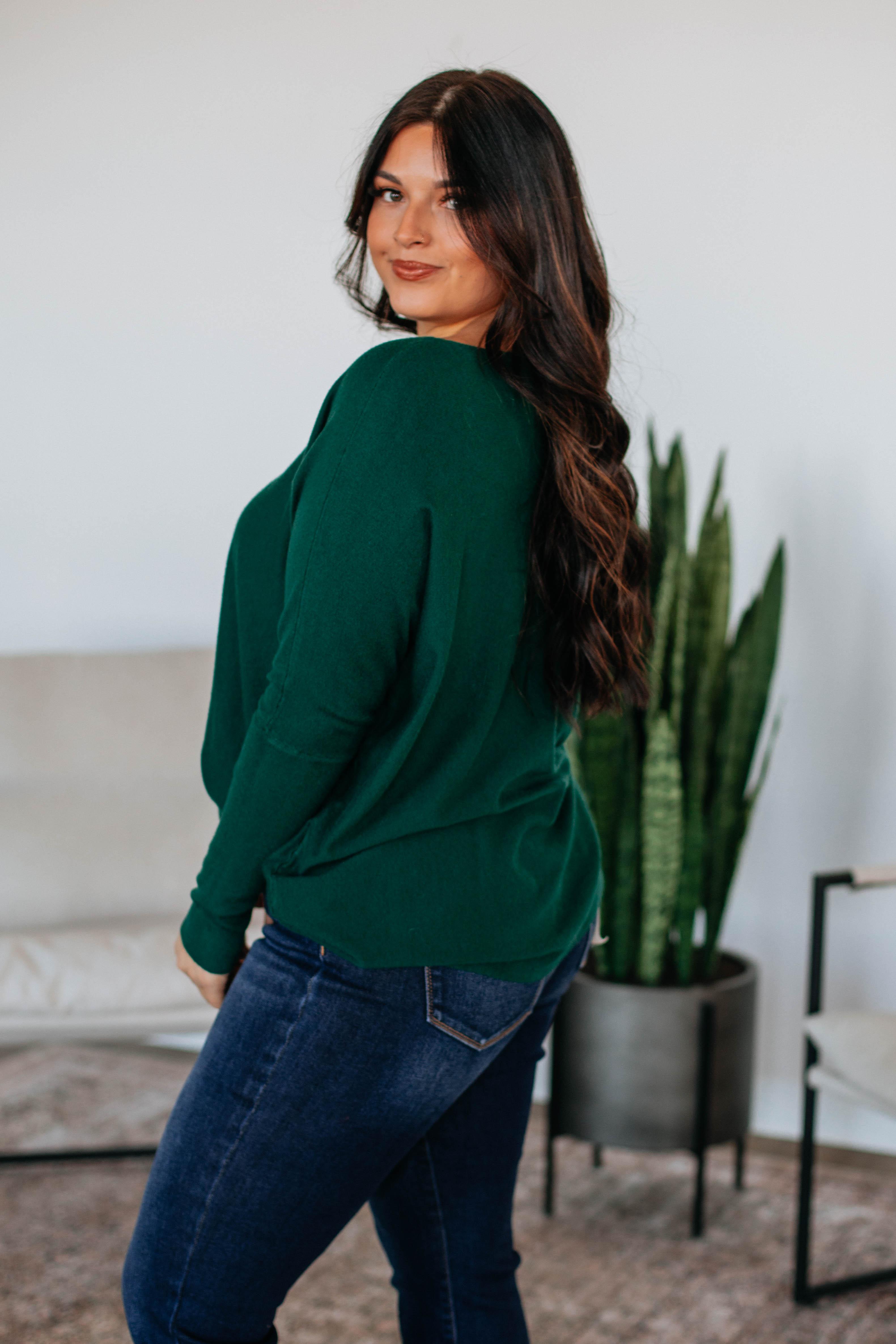 Edella Sweater - Hunter Green