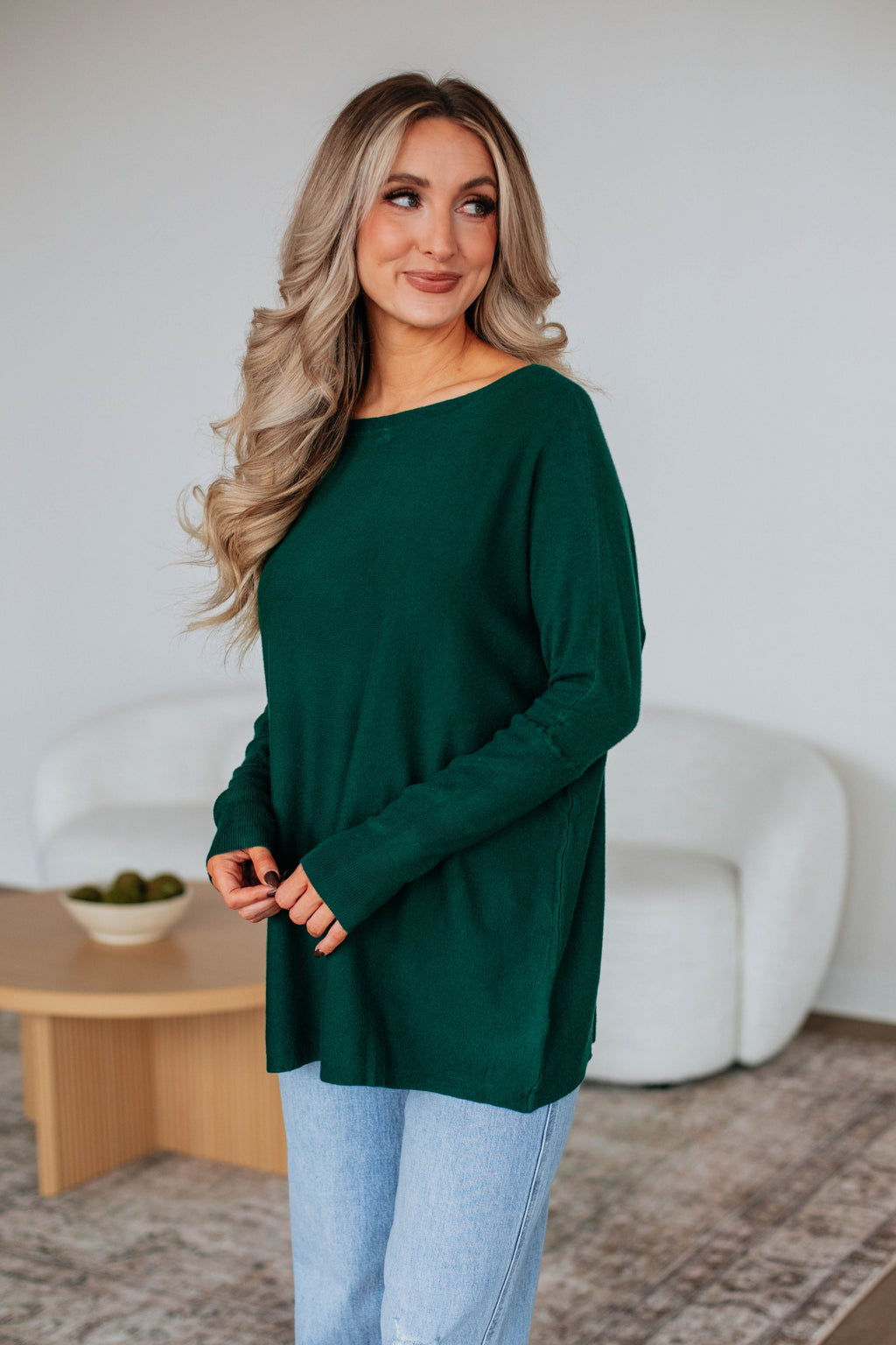 Edella Sweater - Hunter Green