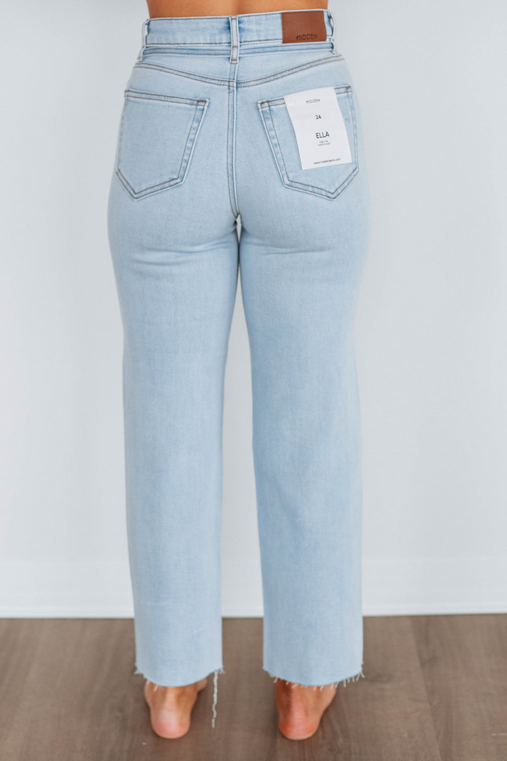 Ella Hidden Jeans - Light Wash