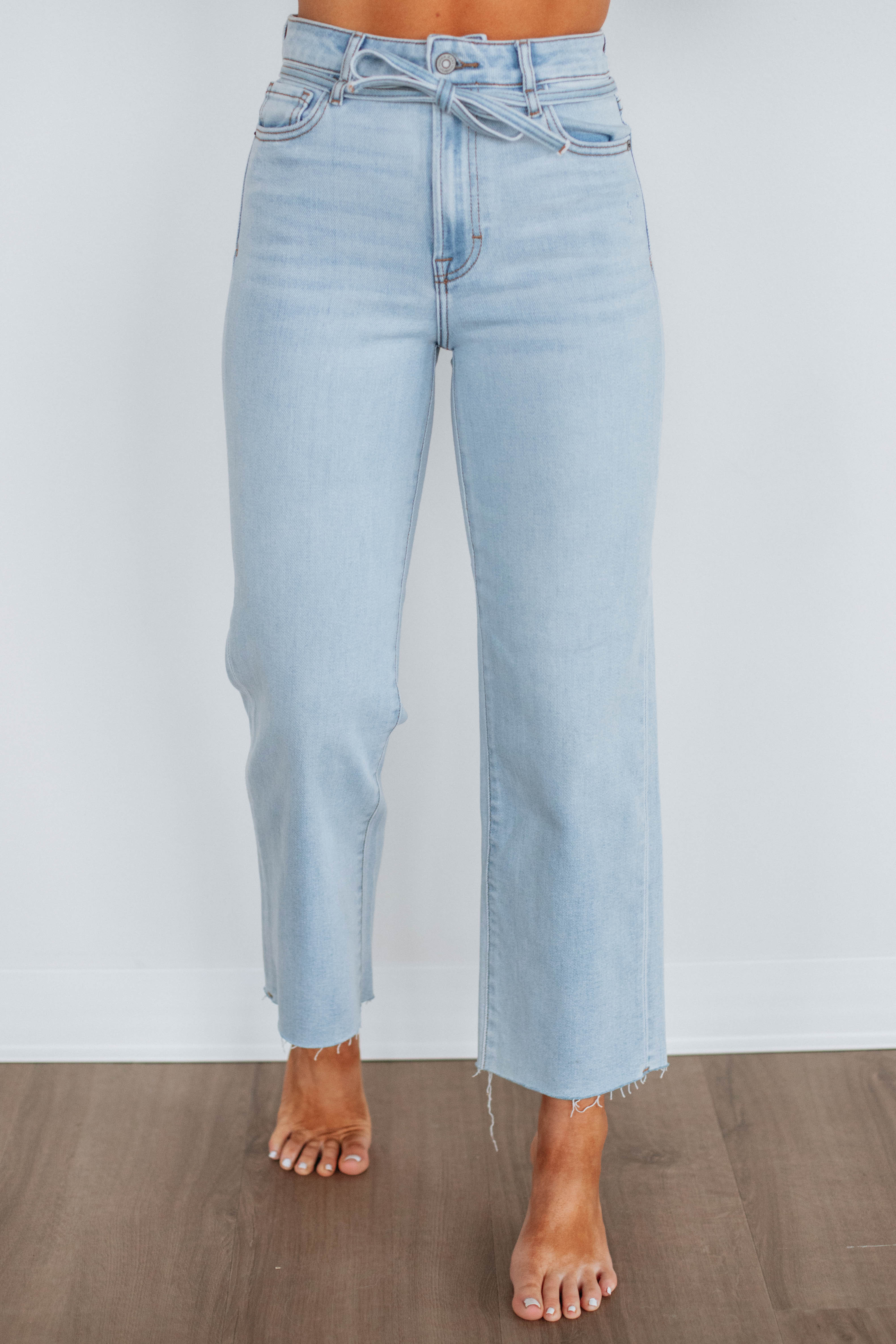 Ella Hidden Jeans - Light Wash