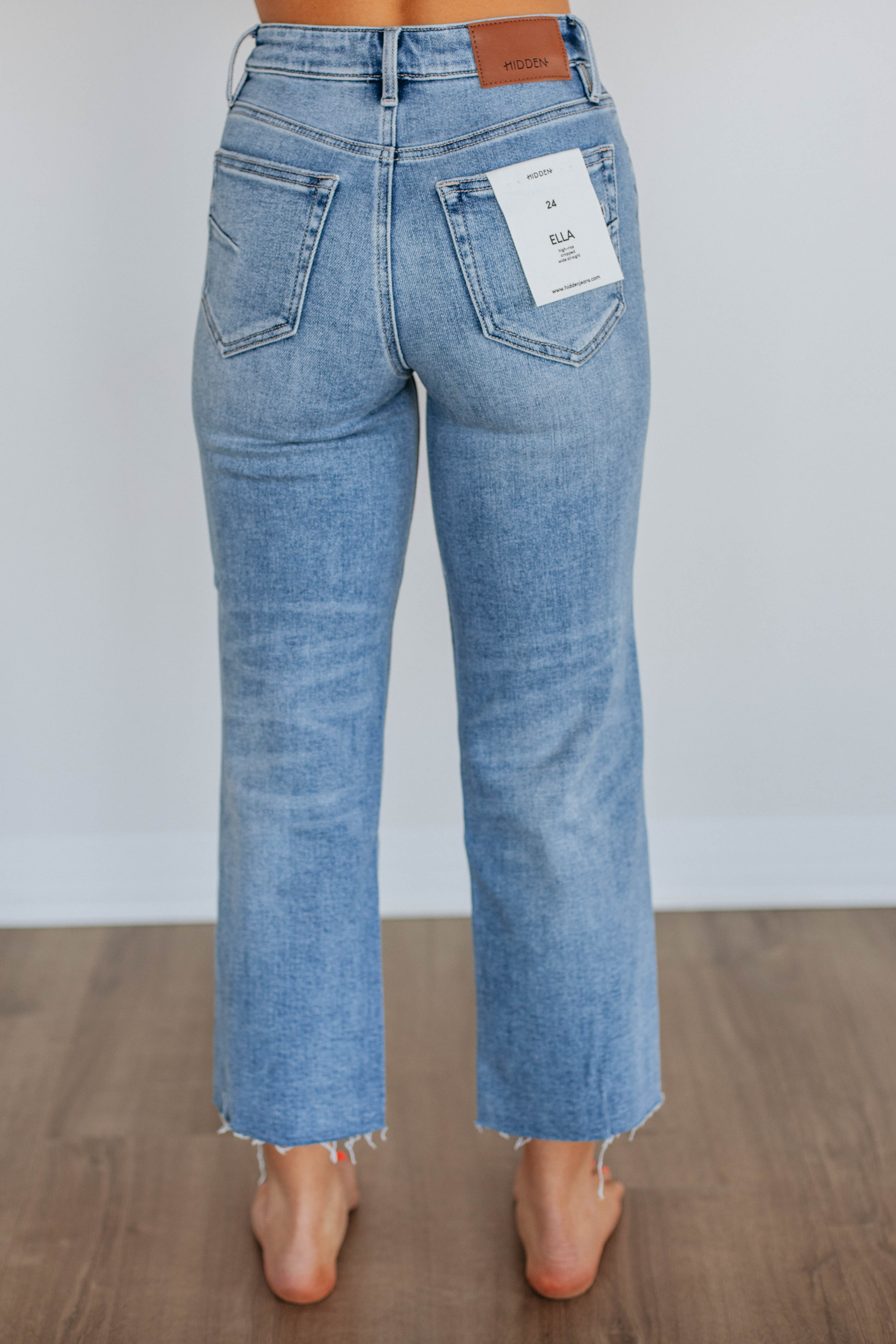 Ella Hidden Jeans - Medium Wash