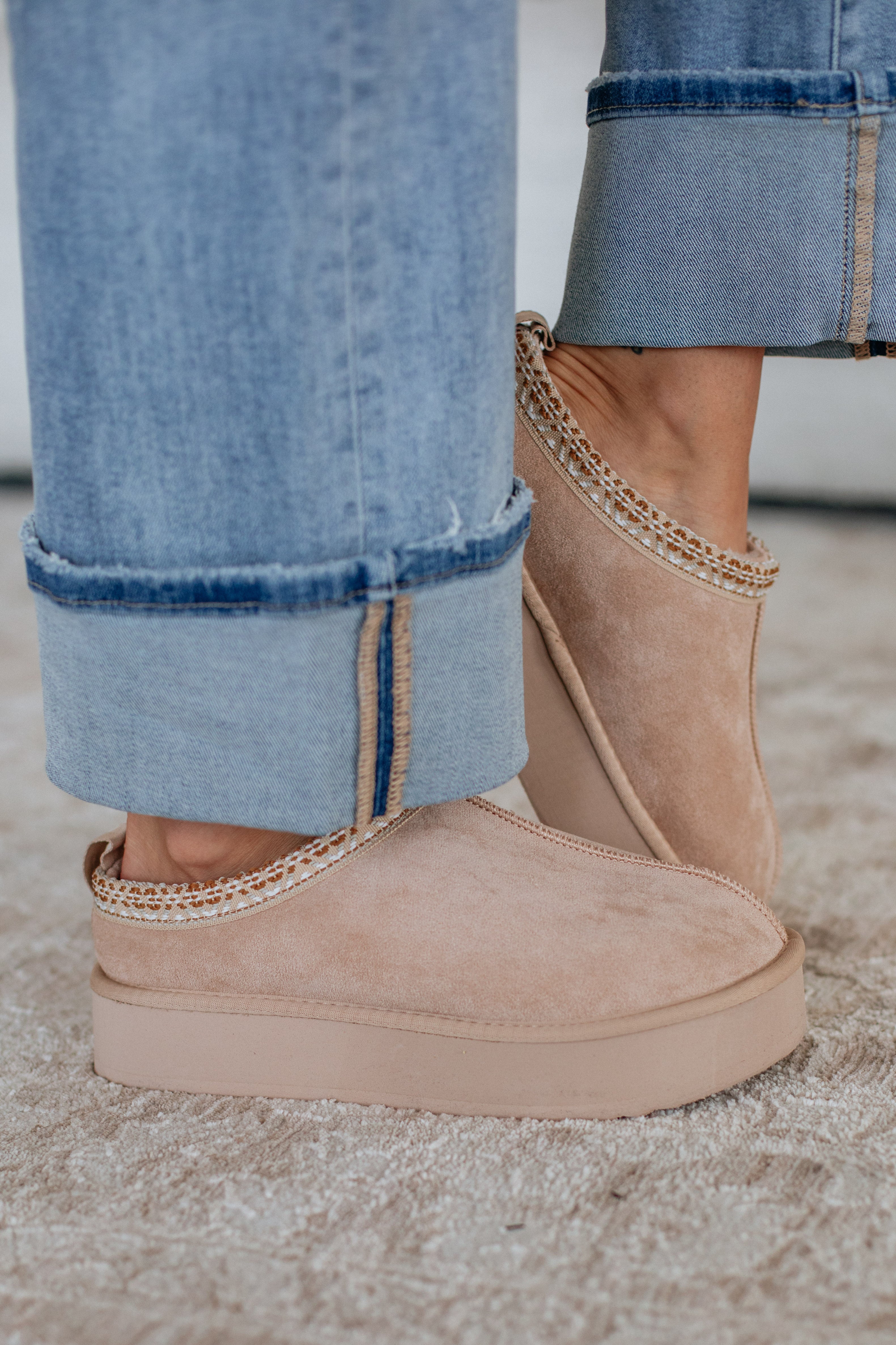 Take It Easy Platform Slippers