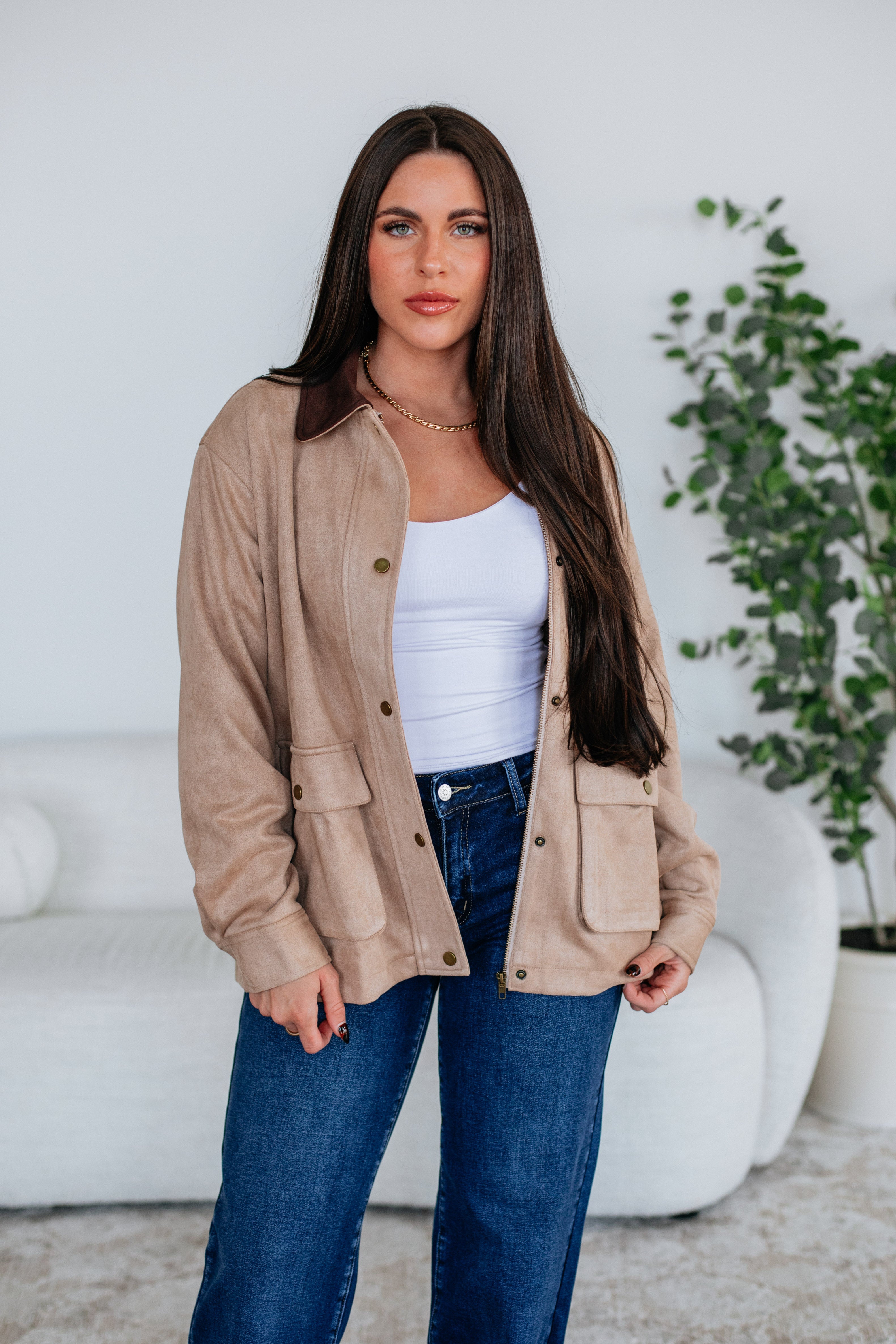 Maren Suede Jacket