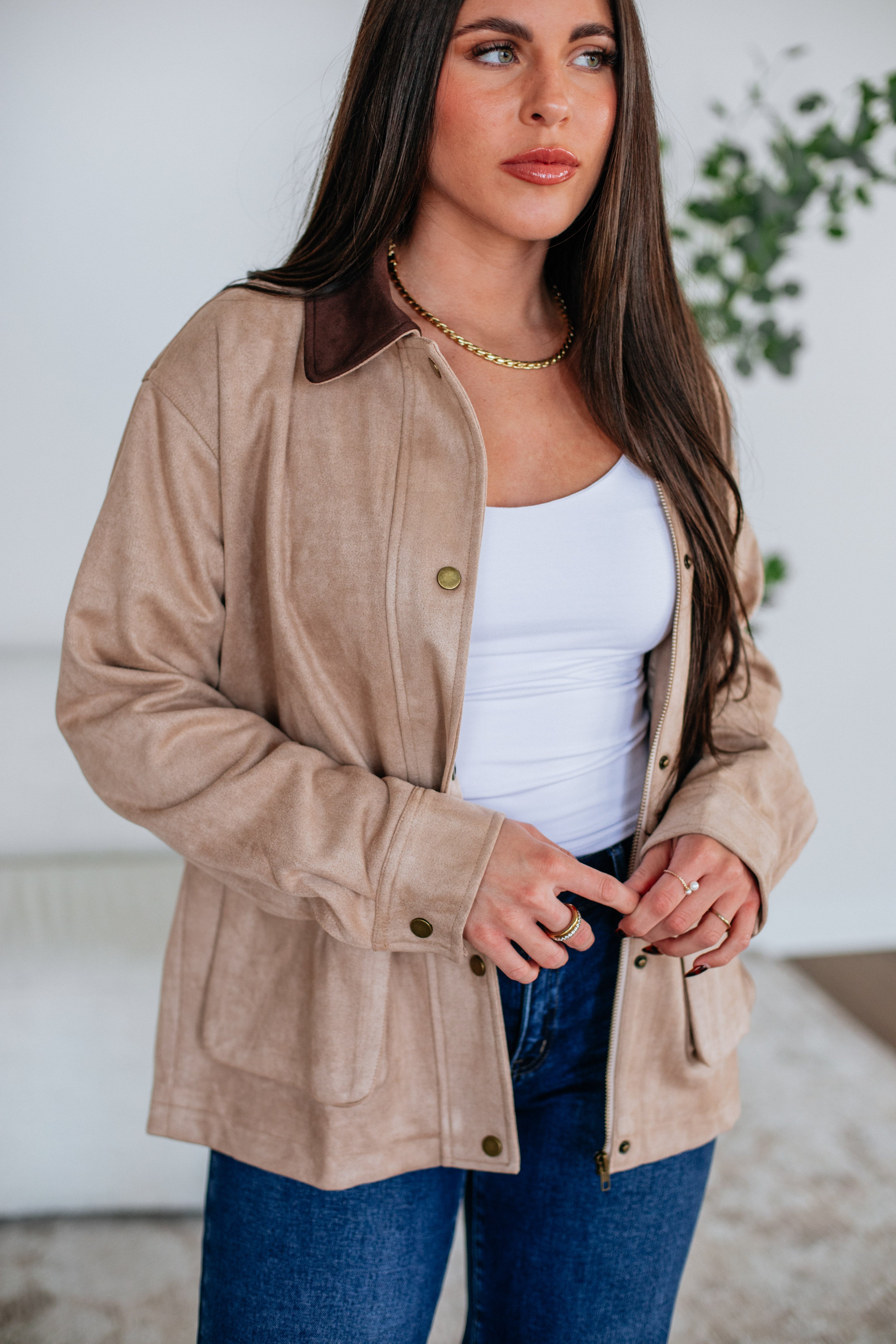 Maren Suede Jacket