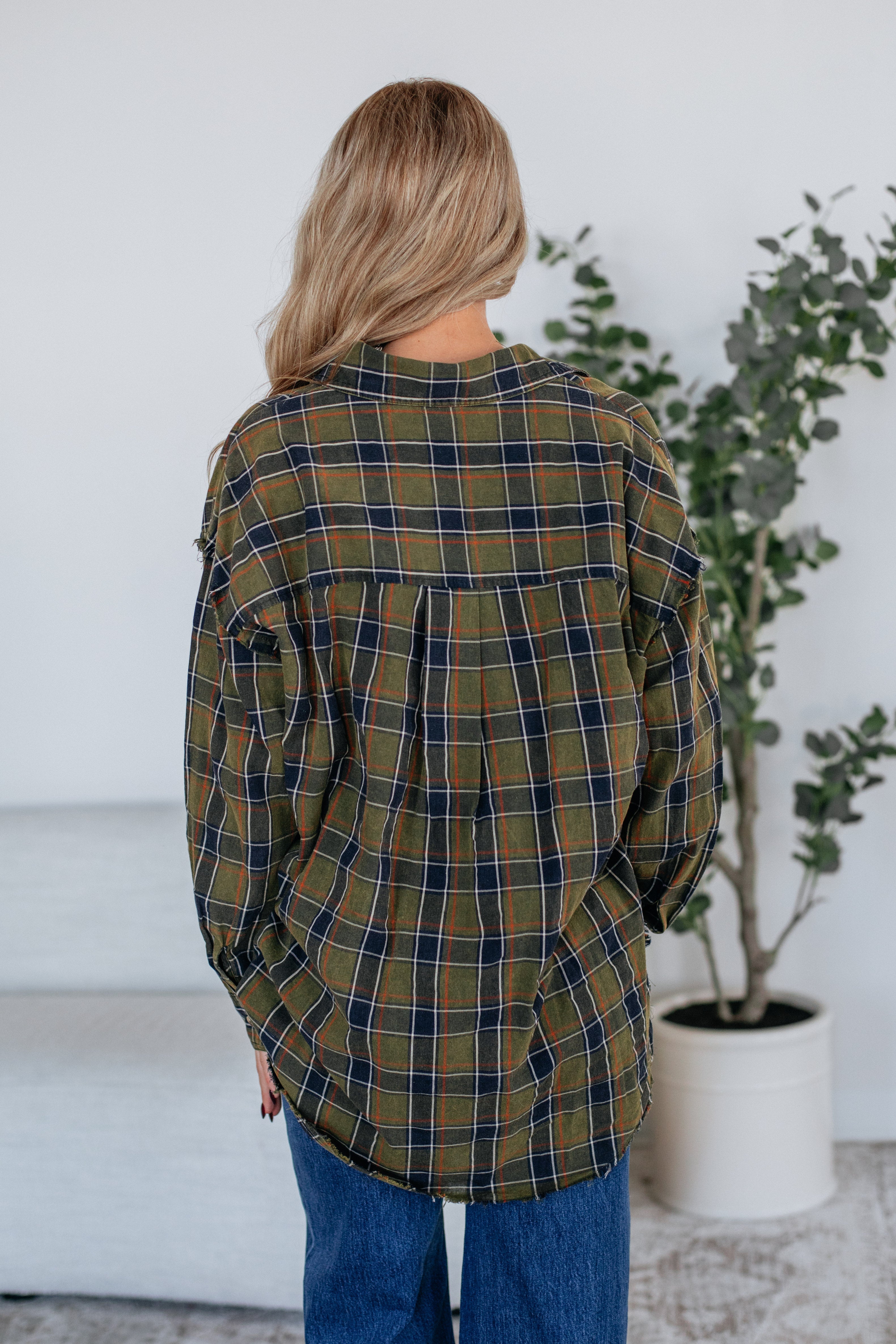 Janelle Flannel Top