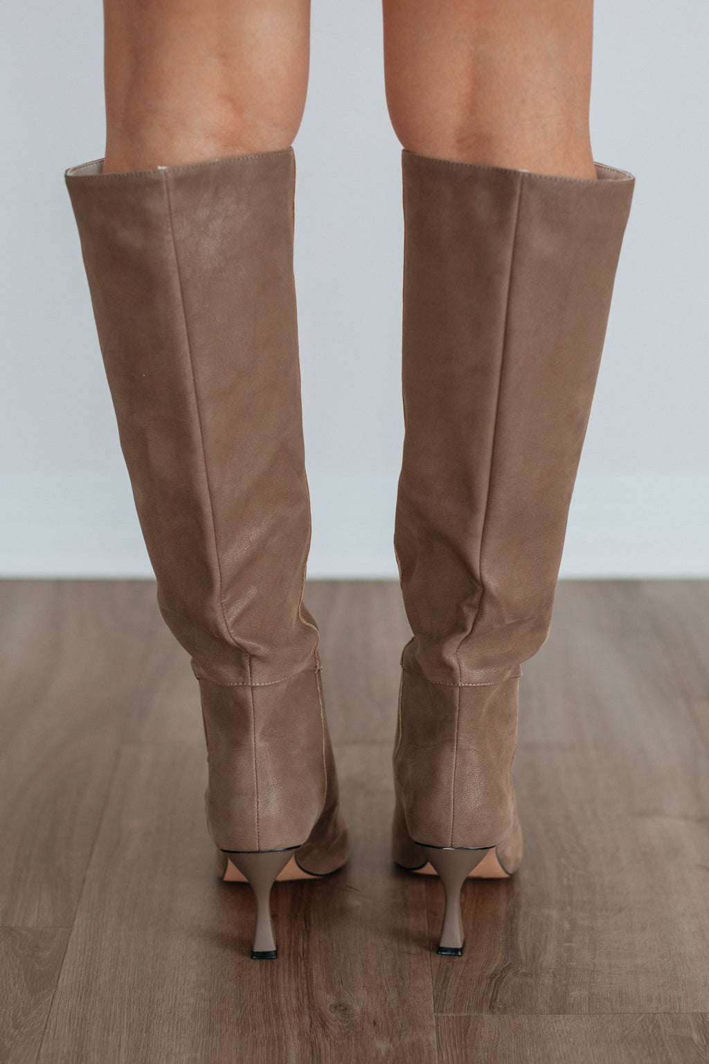 Take Me Seriously Boots - Dark Taupe