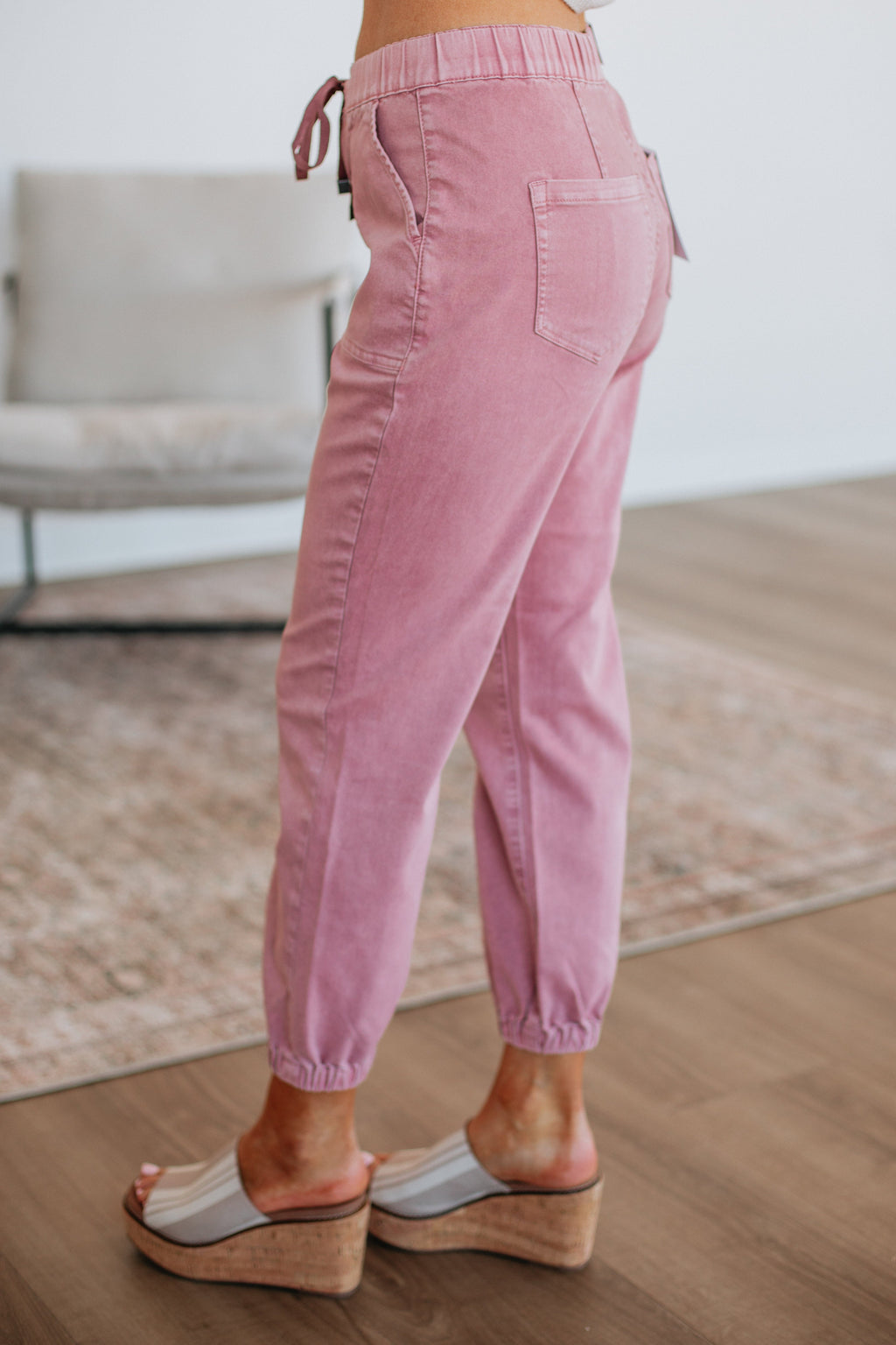 Drea Mica Joggers - Blush