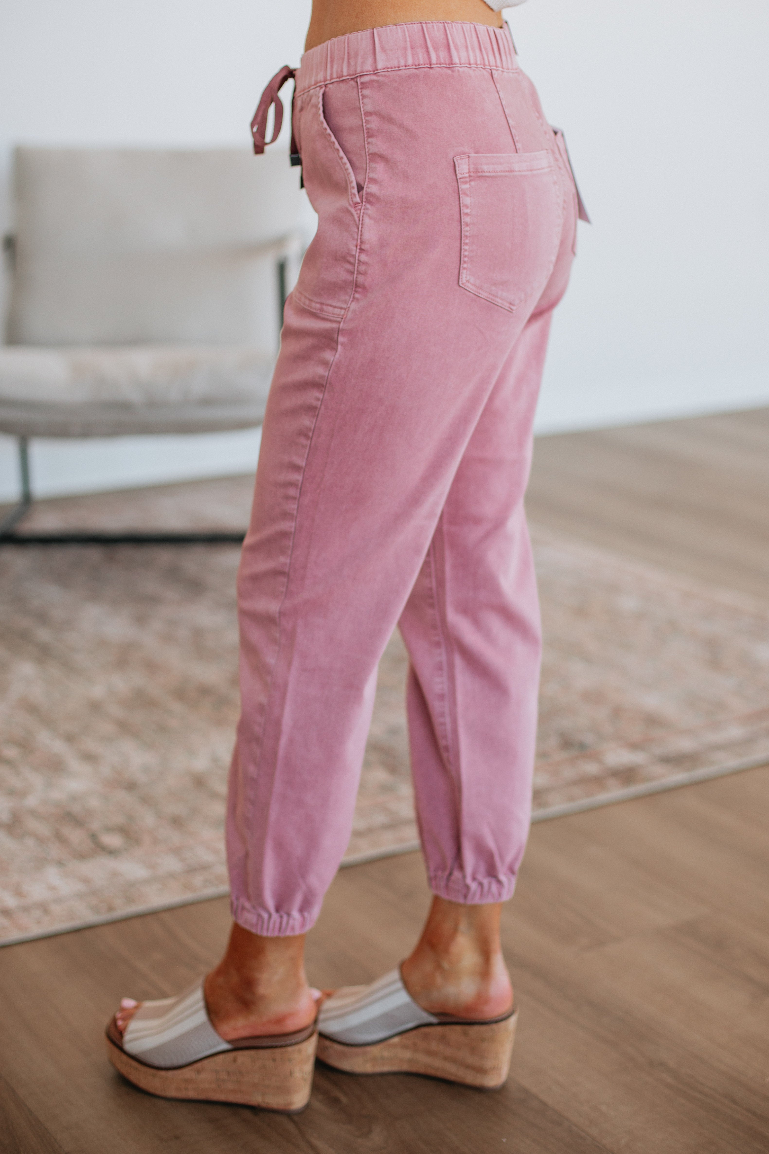Drea Mica Joggers - Blush