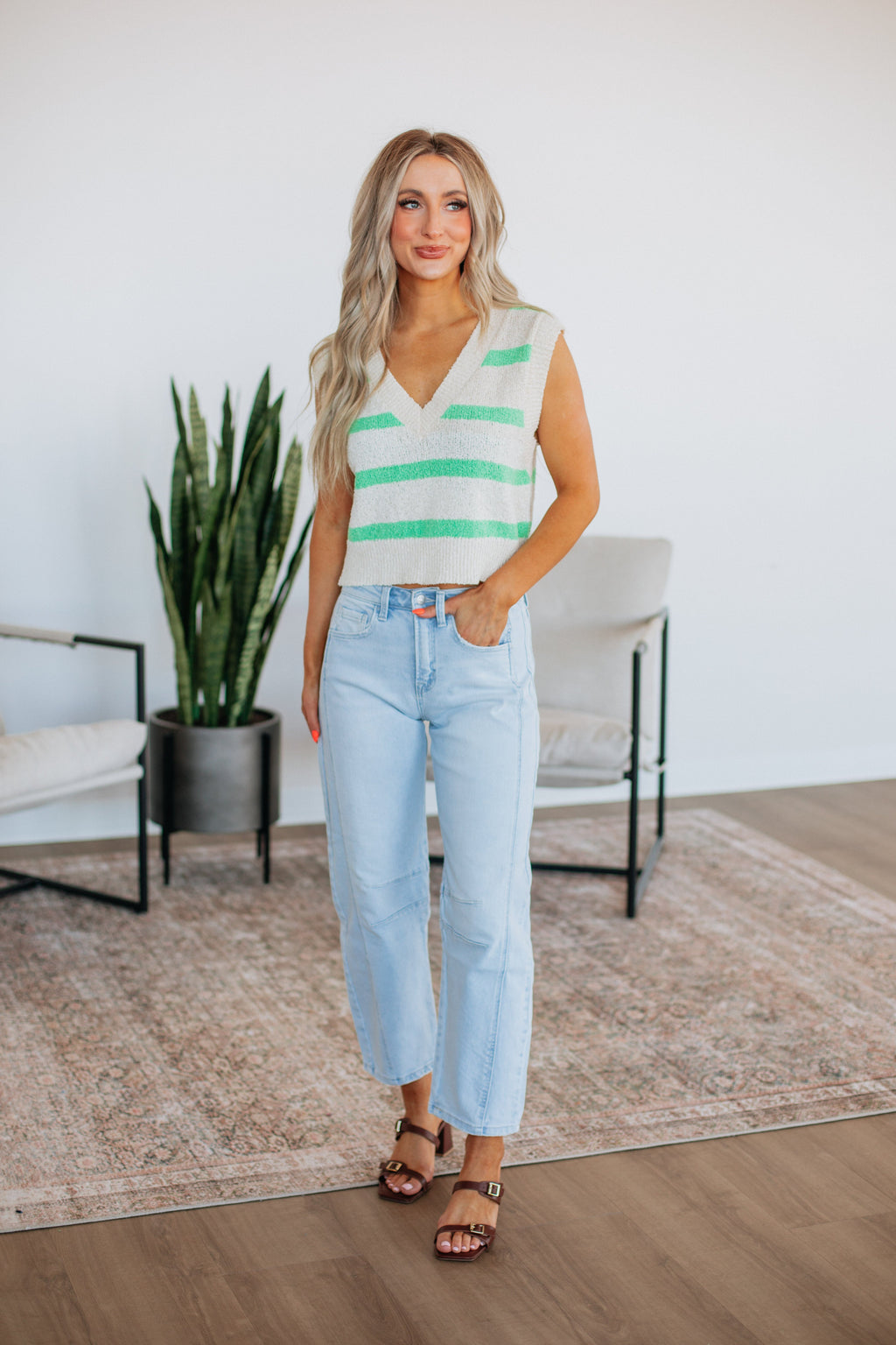 Everton Sweater Vest - Apple Mix