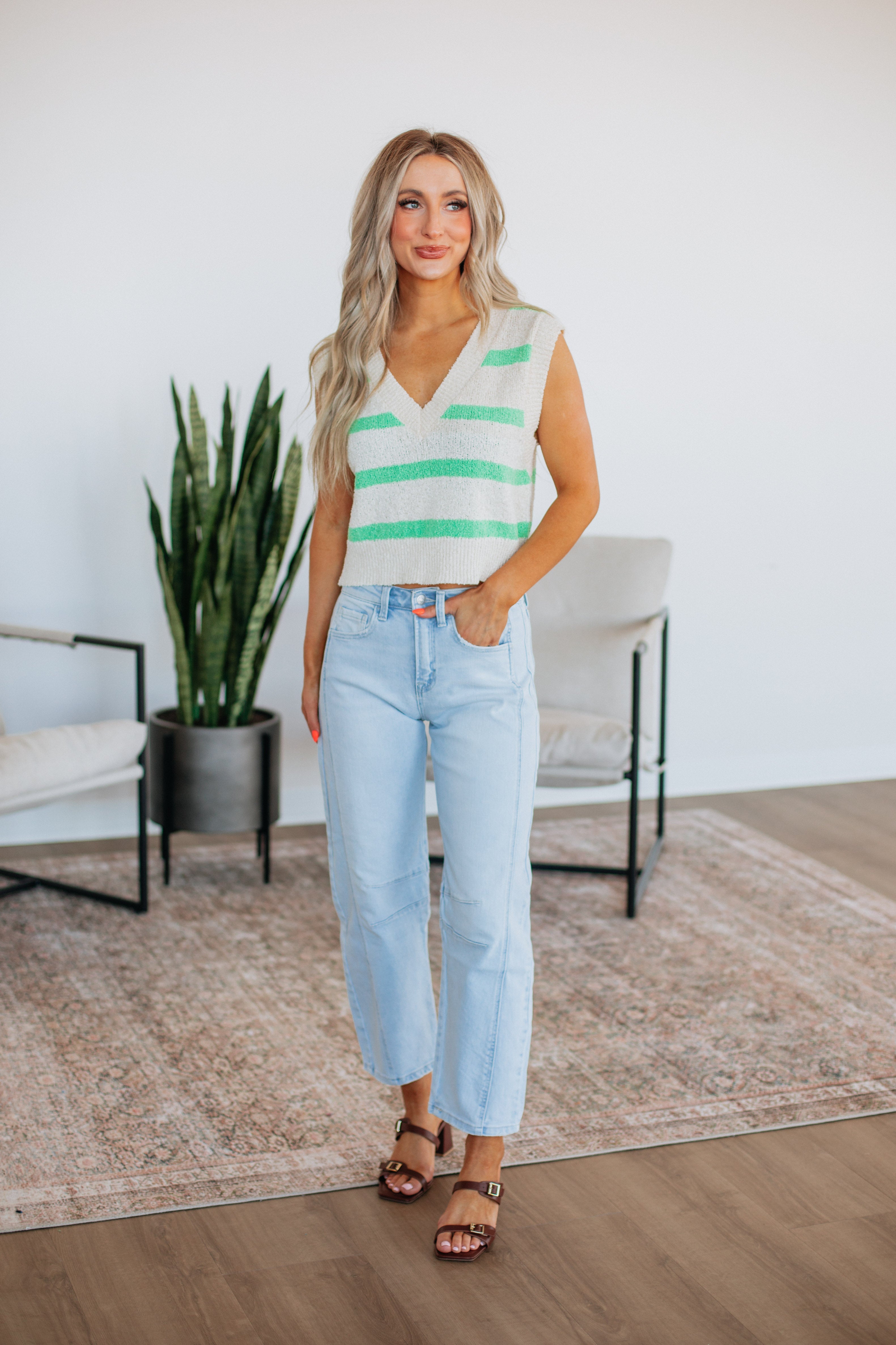 Everton Sweater Vest - Apple Mix