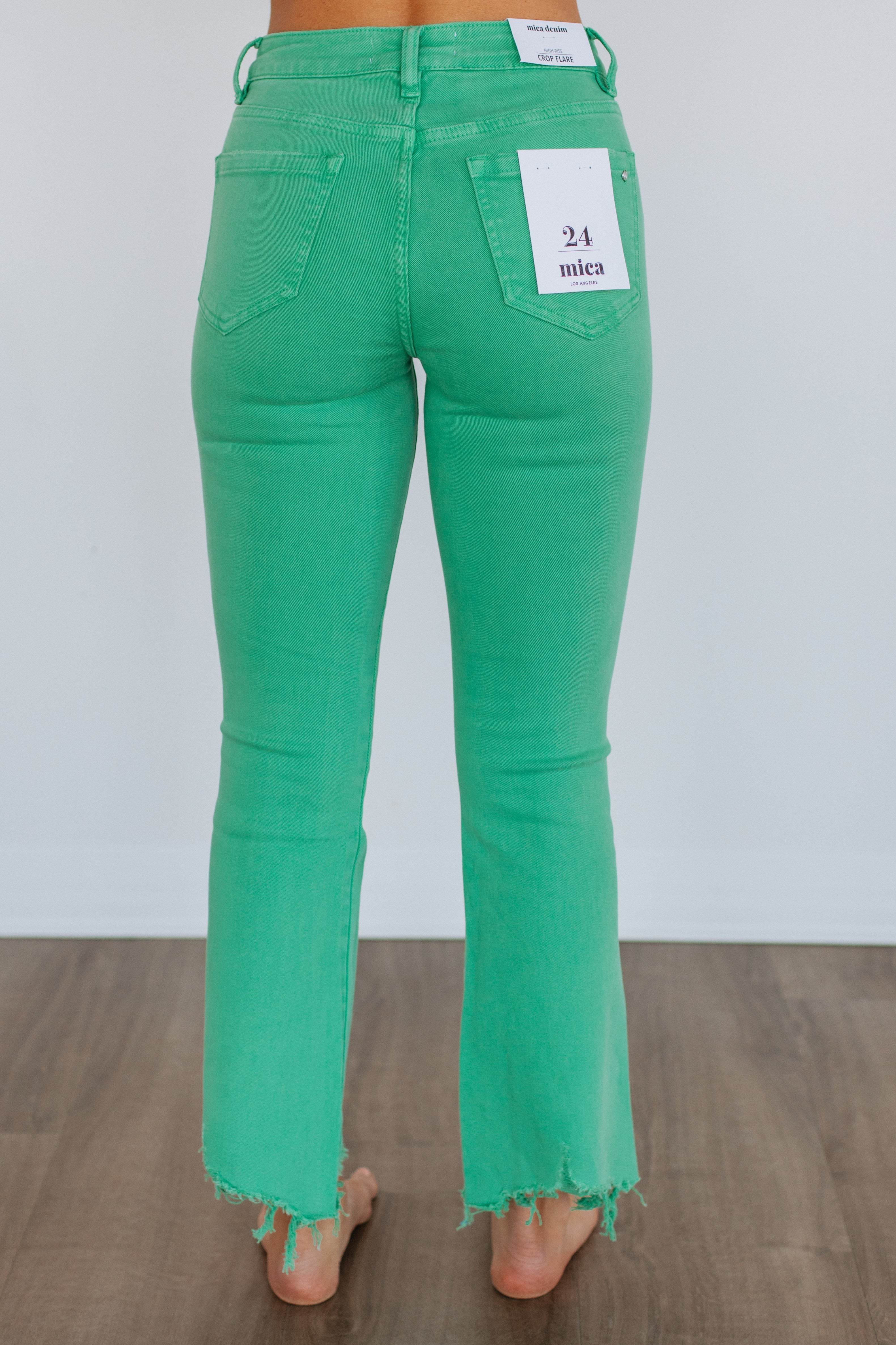 Emberly Mica Jeans - Shamrock