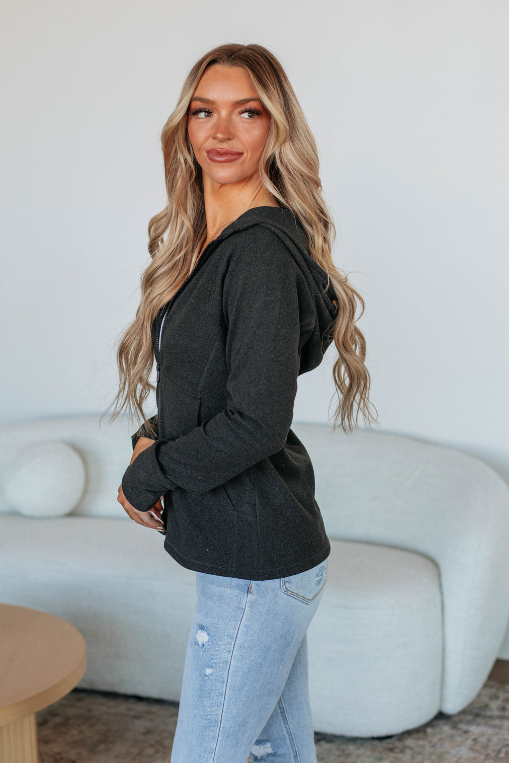 Trinity Zip-Up Jacket - Black