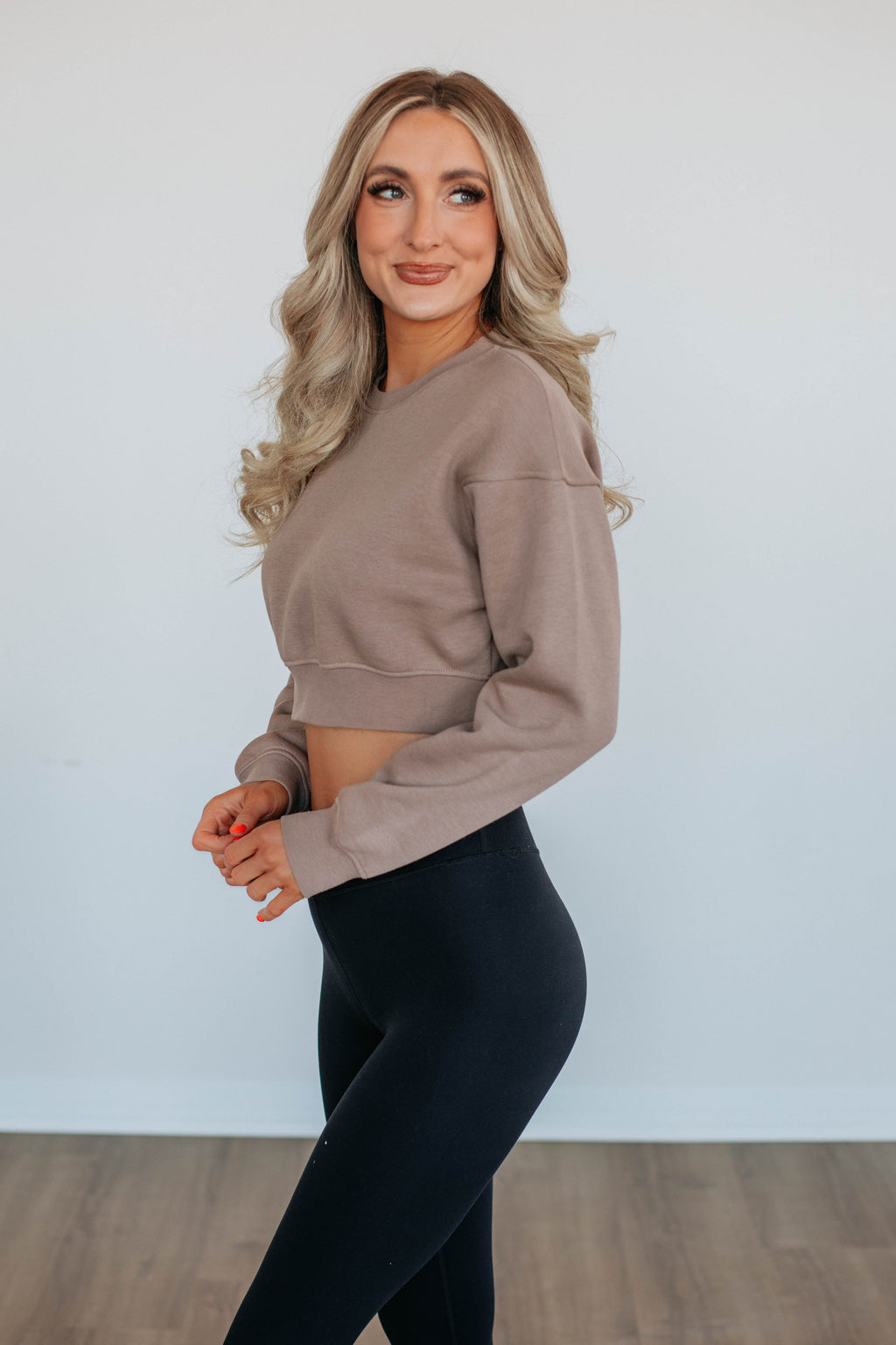 Noa Lounge Crewneck - Light Mocha