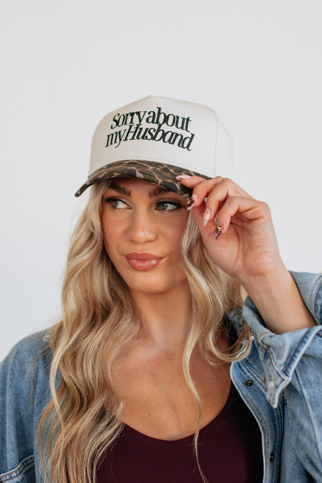 Sorry About My Husband Trucker Hat