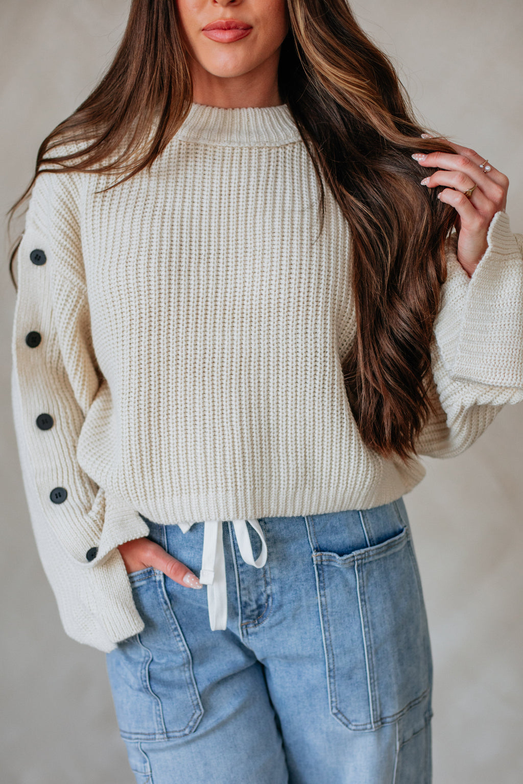 Justine Ribbed Sweater