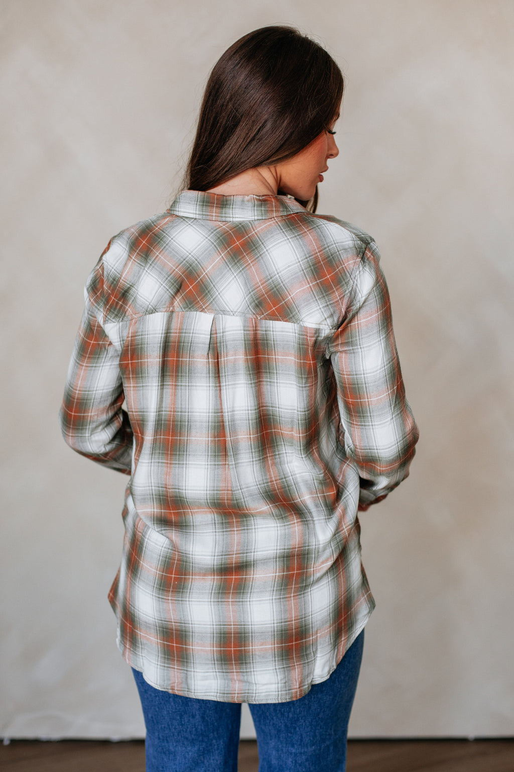 Charli Flannel Top