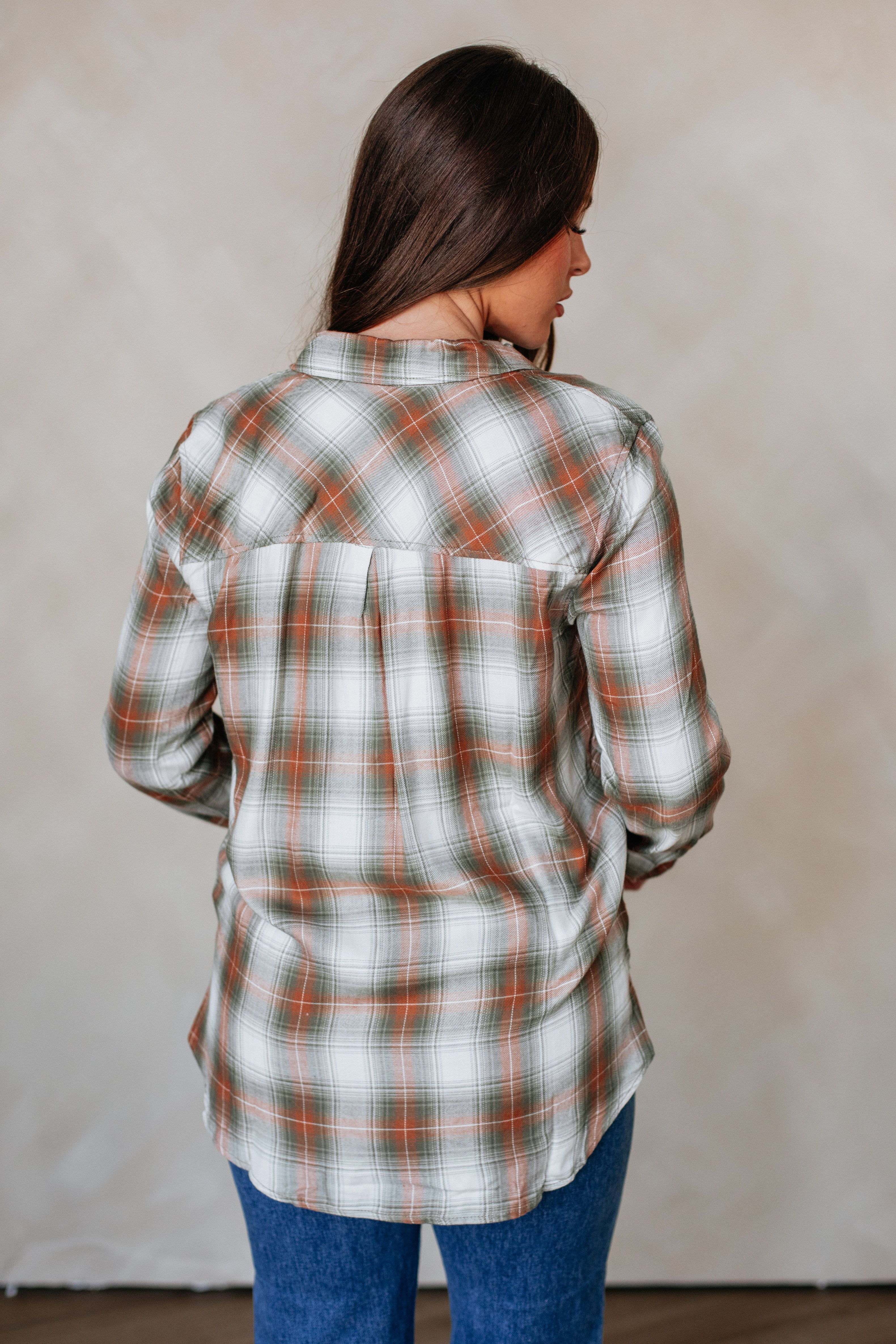 Charli Flannel Top