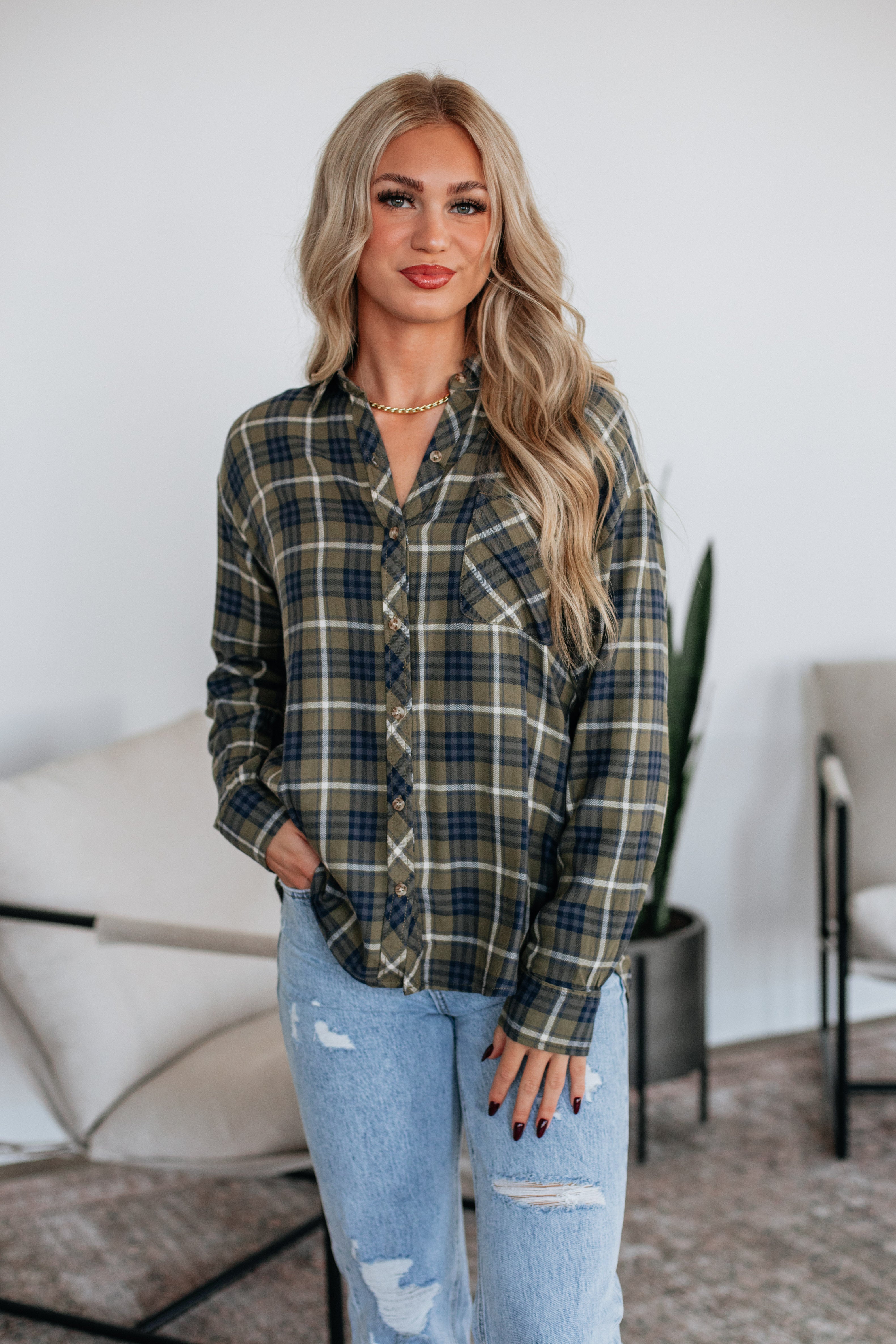 Fischer Flannel Top