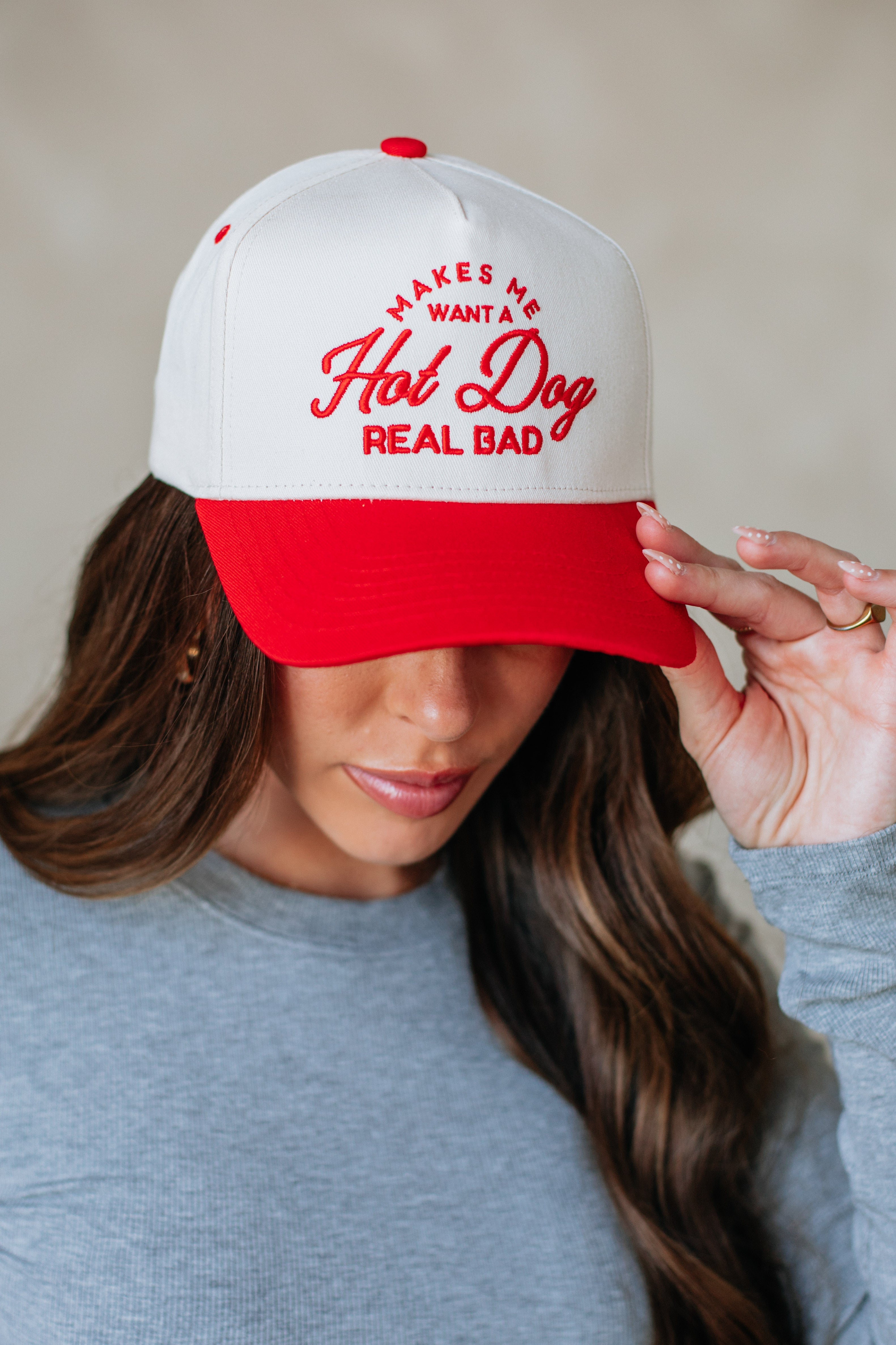 Makes Me Want A Hot Dog Trucker Hat