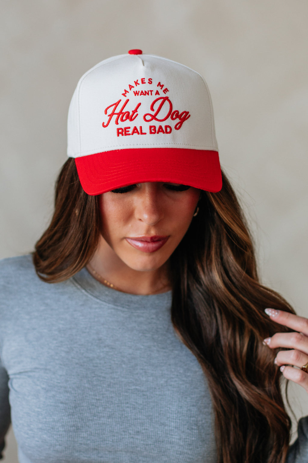 Makes Me Want A Hot Dog Trucker Hat