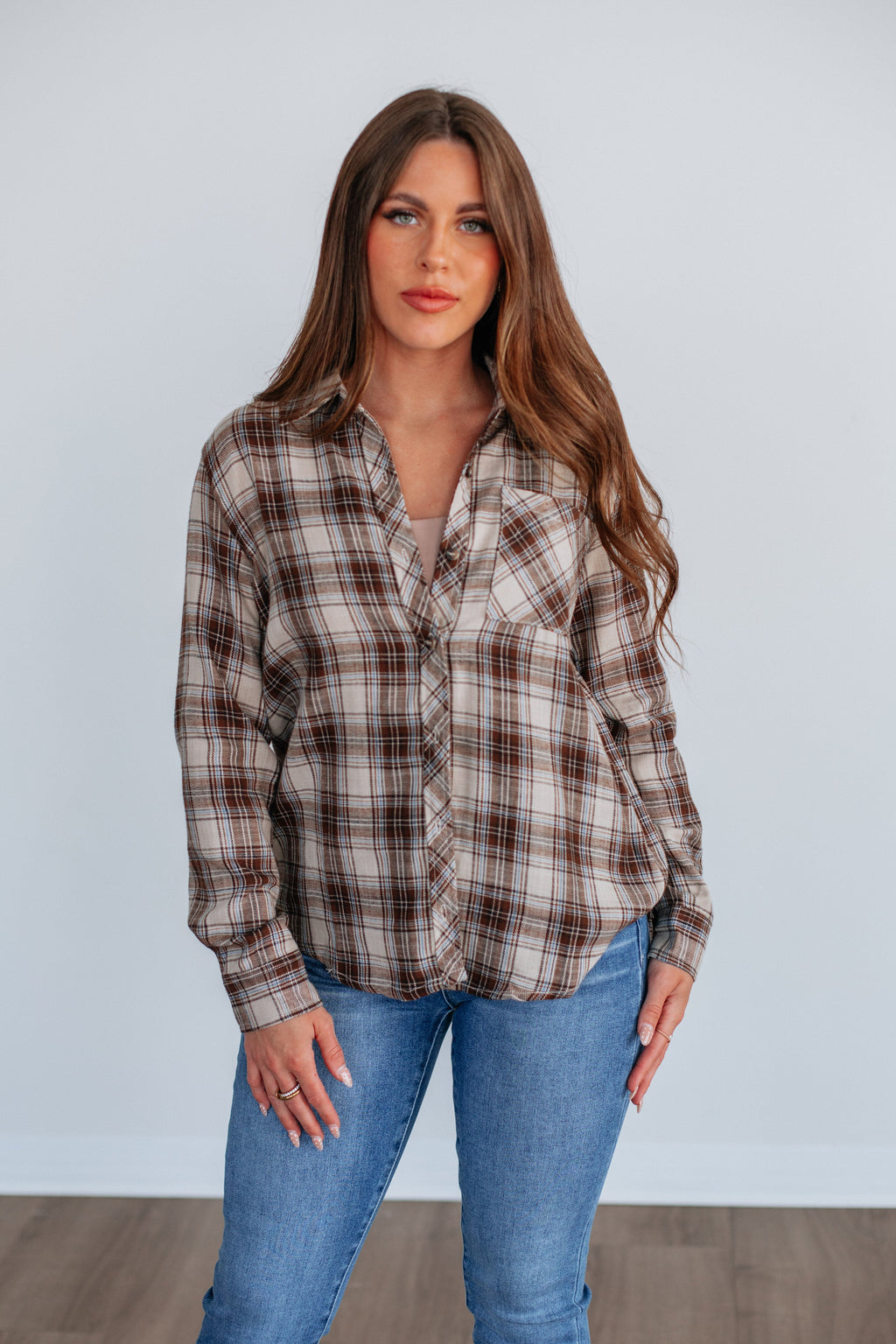 Lakin Flannel Top