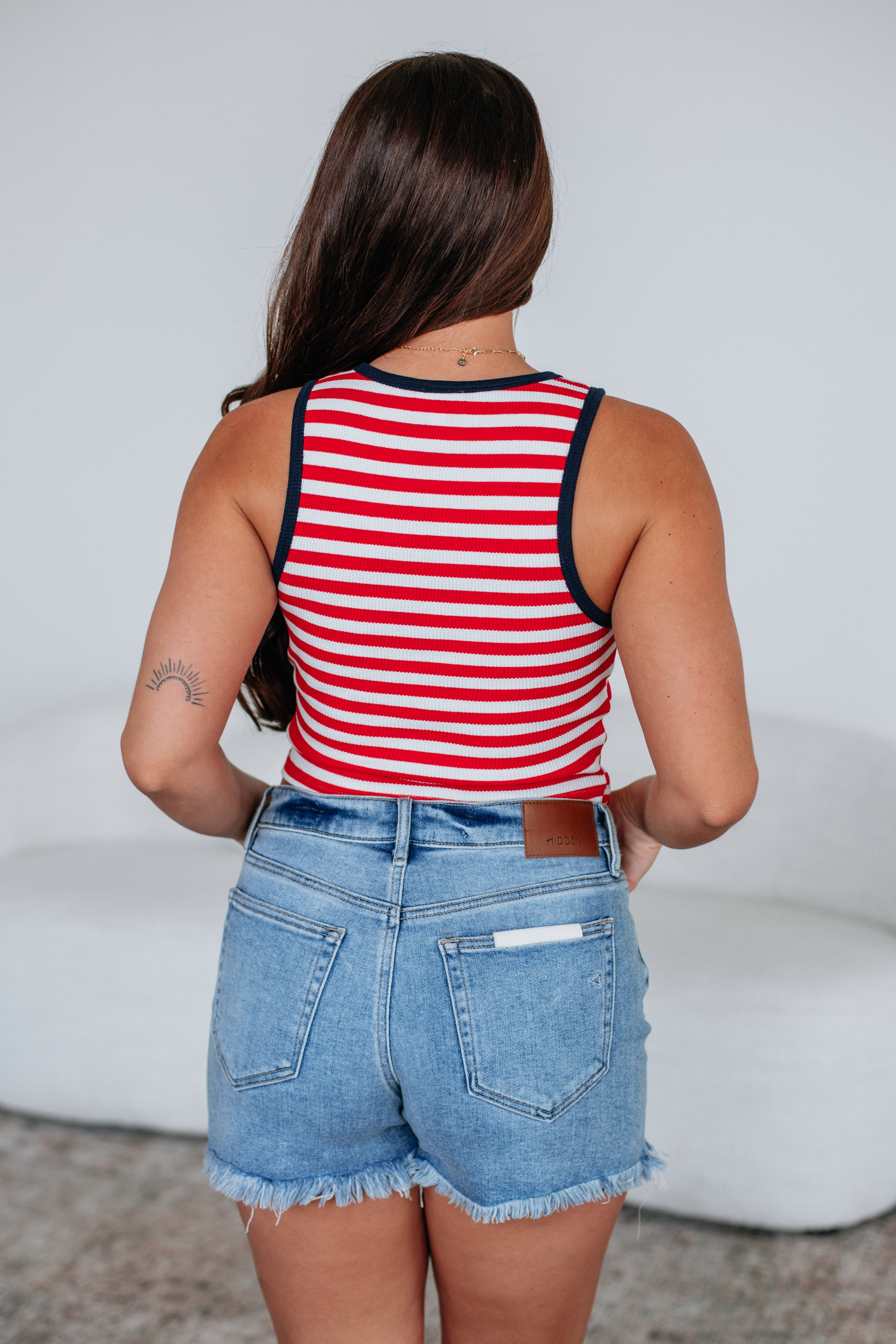 Torin Striped Tank - Cherry Mix
