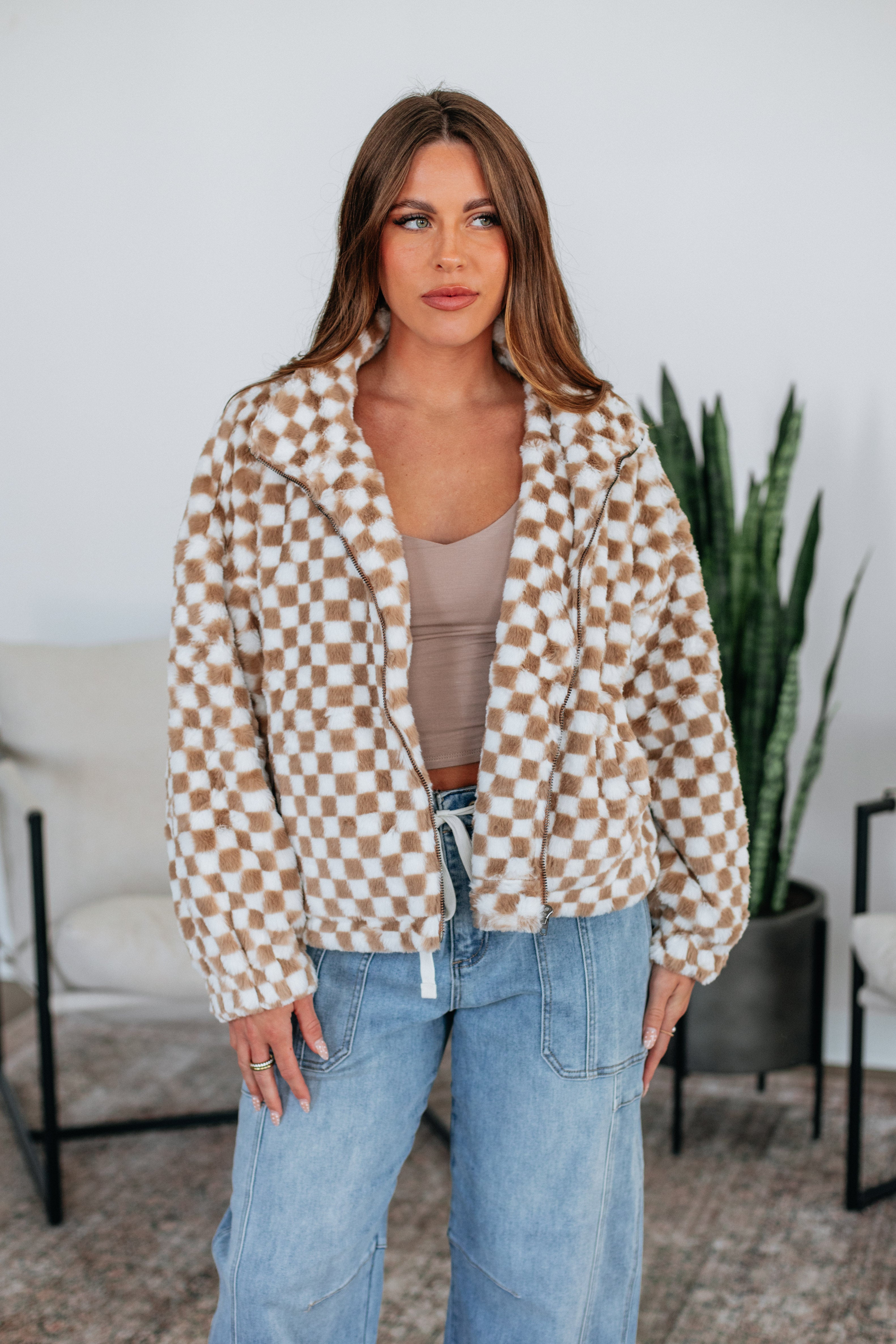 Kristen Checkered Jacket