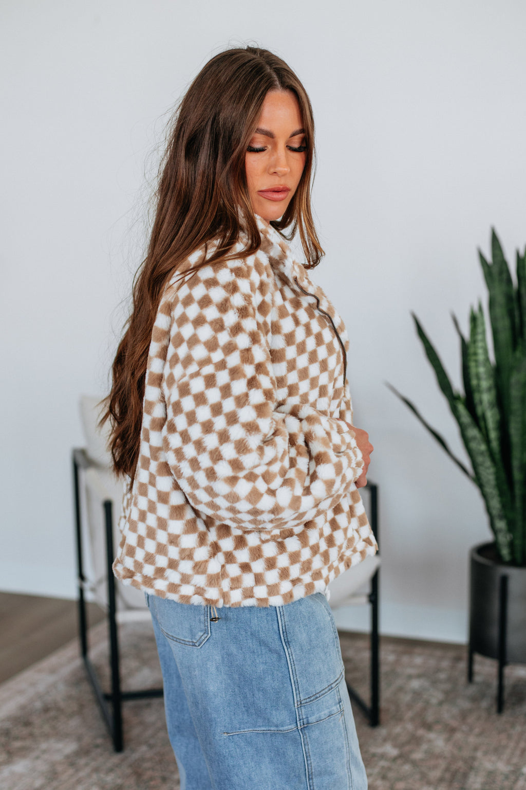 Kristen Checkered Jacket