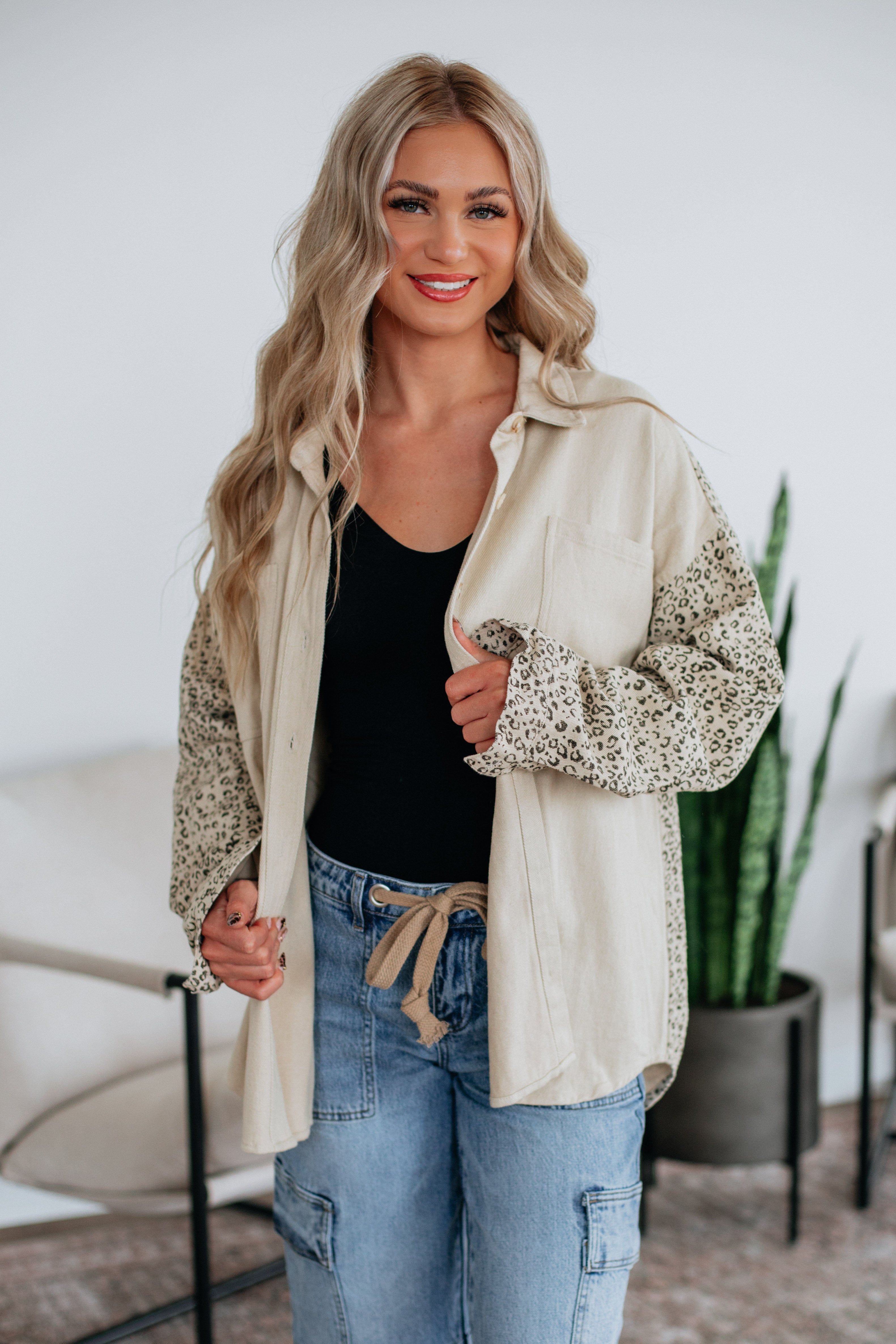 Mira Leopard Shacket