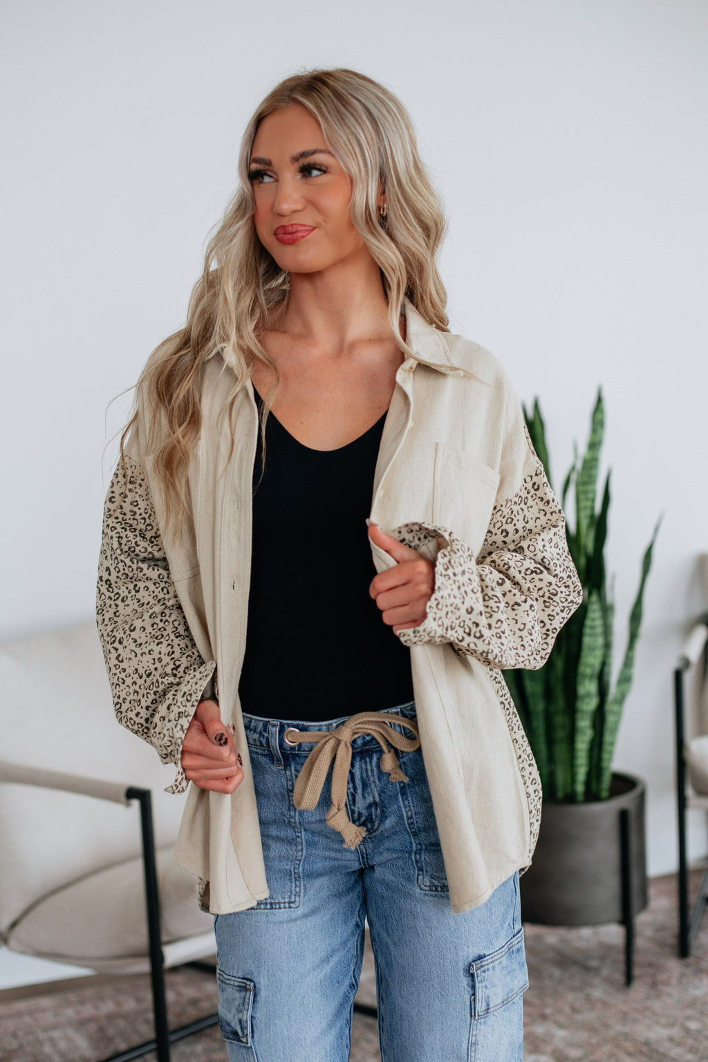 Mira Leopard Shacket