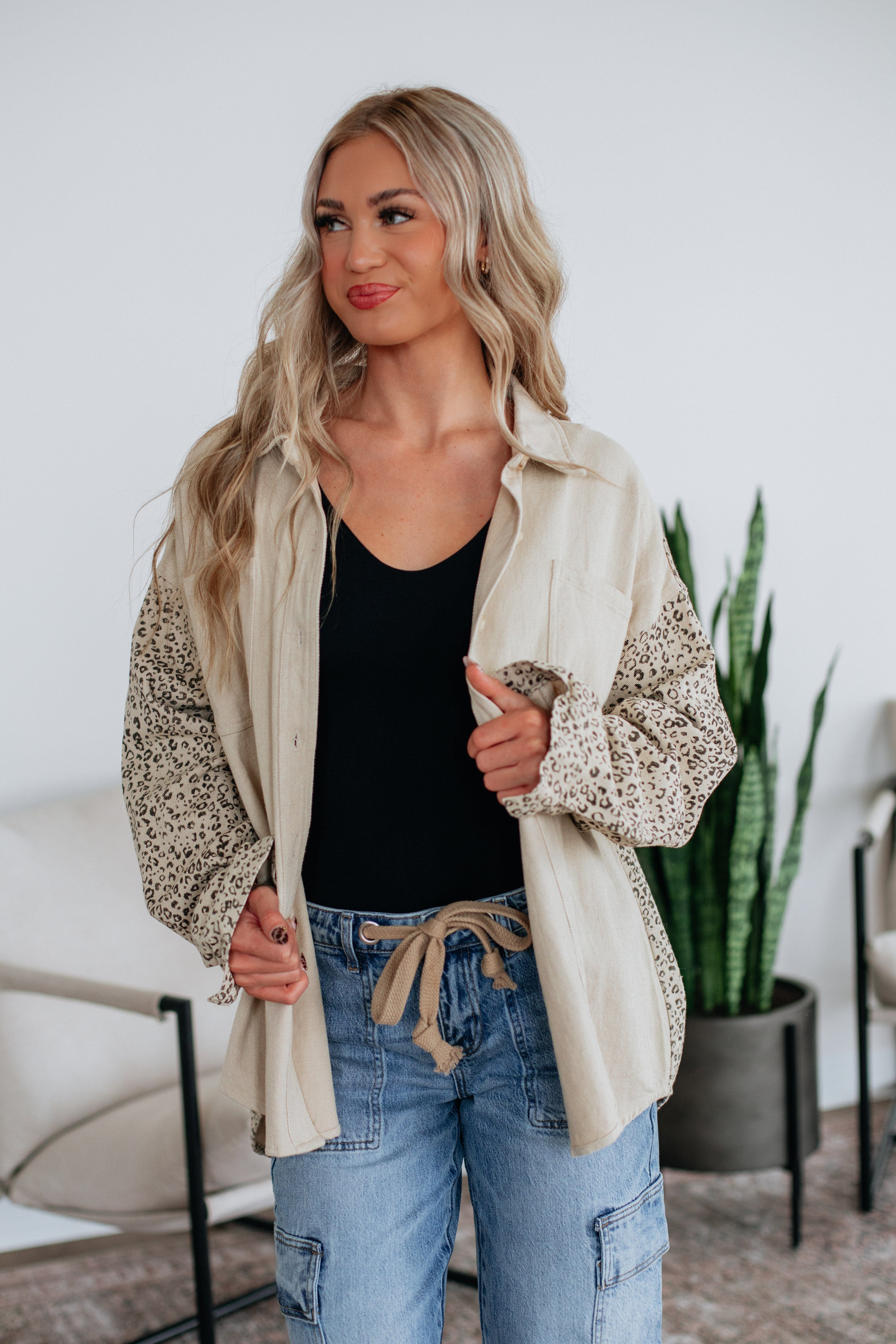 Mira Leopard Shacket