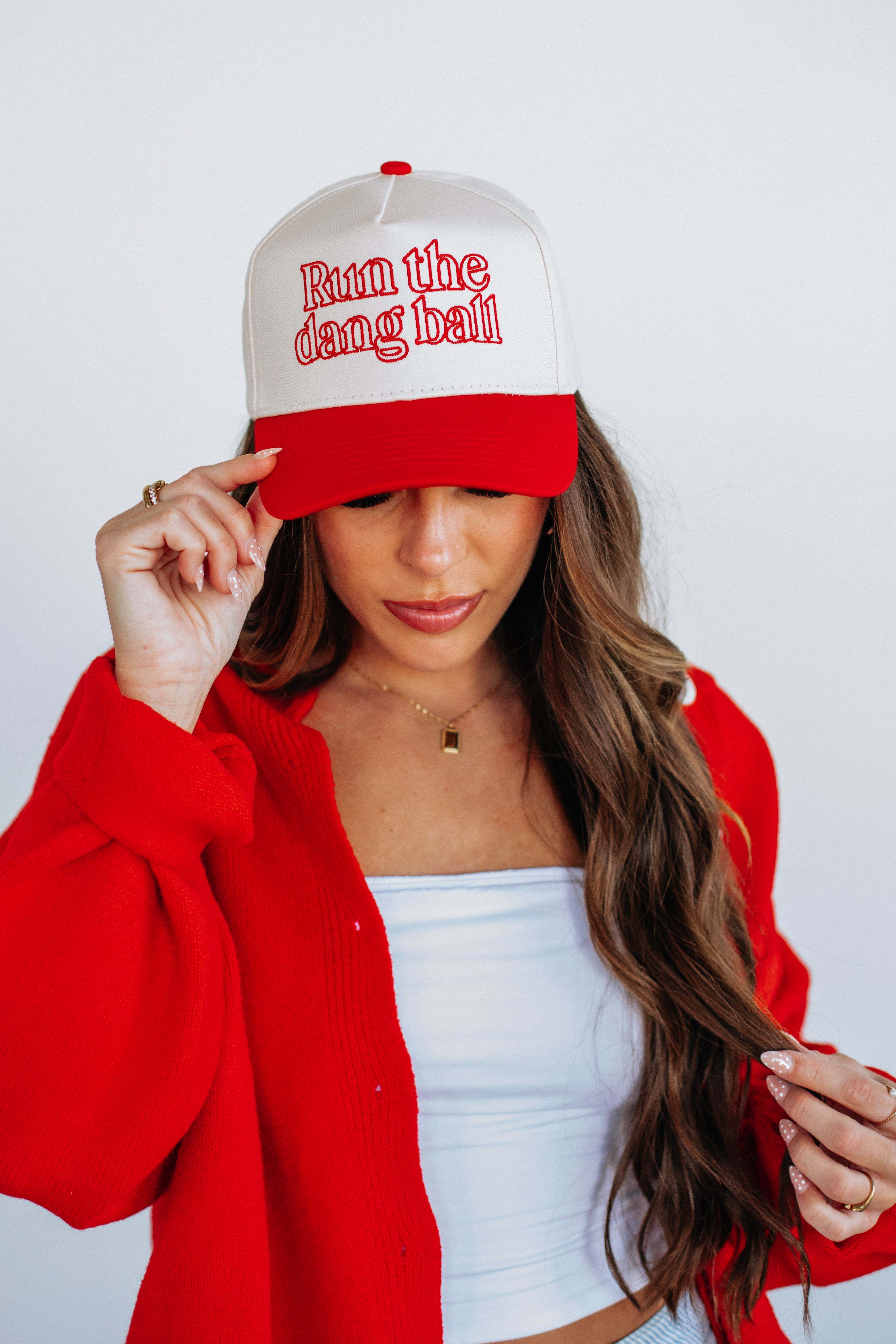Run The Dang Ball Trucker Hat