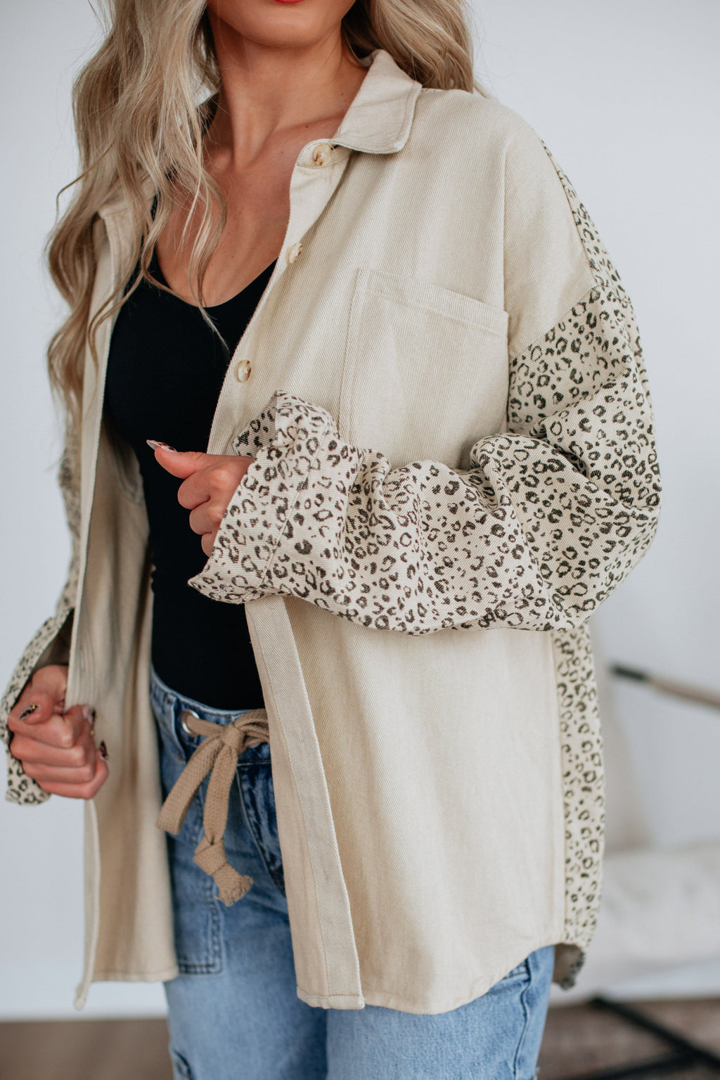 Mira Leopard Shacket