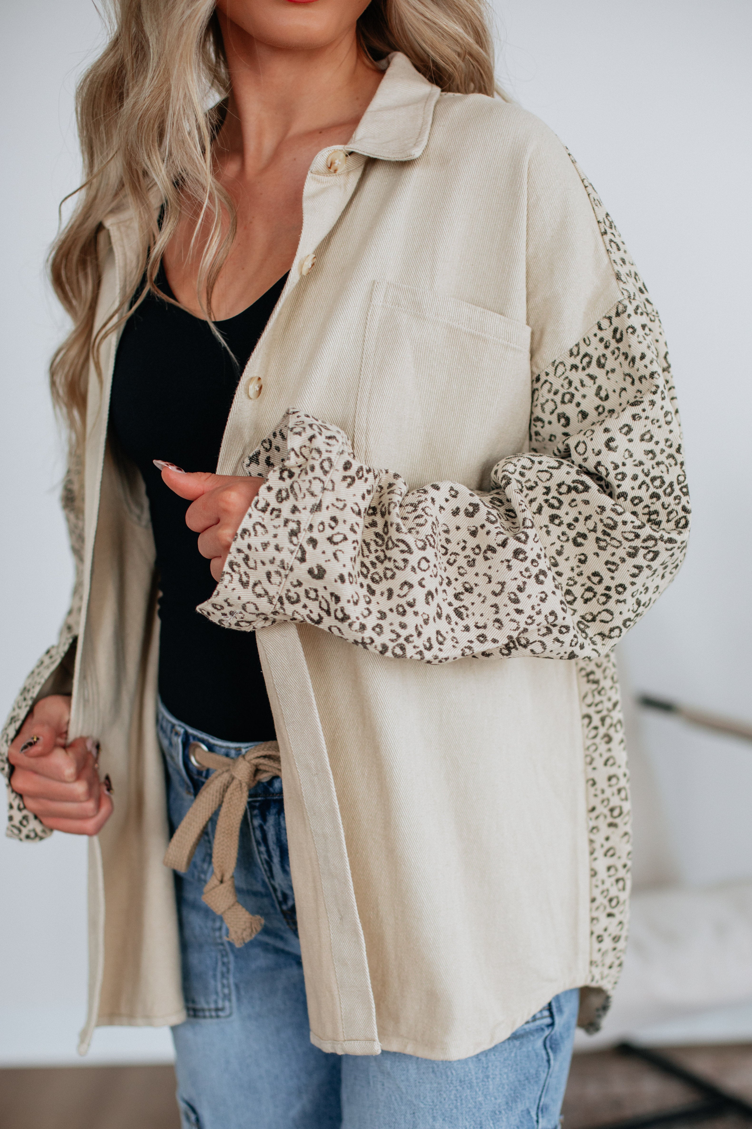 Mira Leopard Shacket