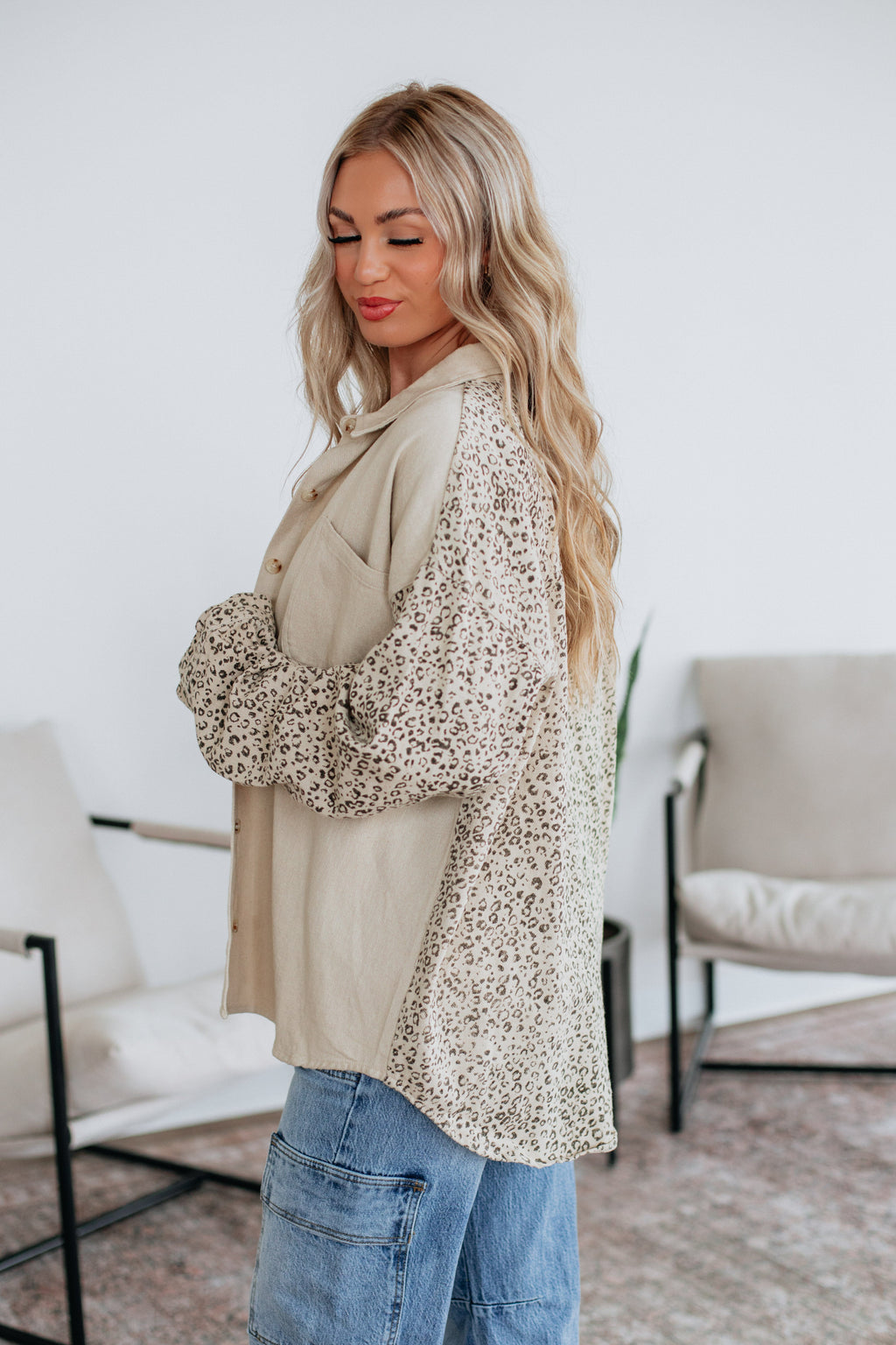 Mira Leopard Shacket
