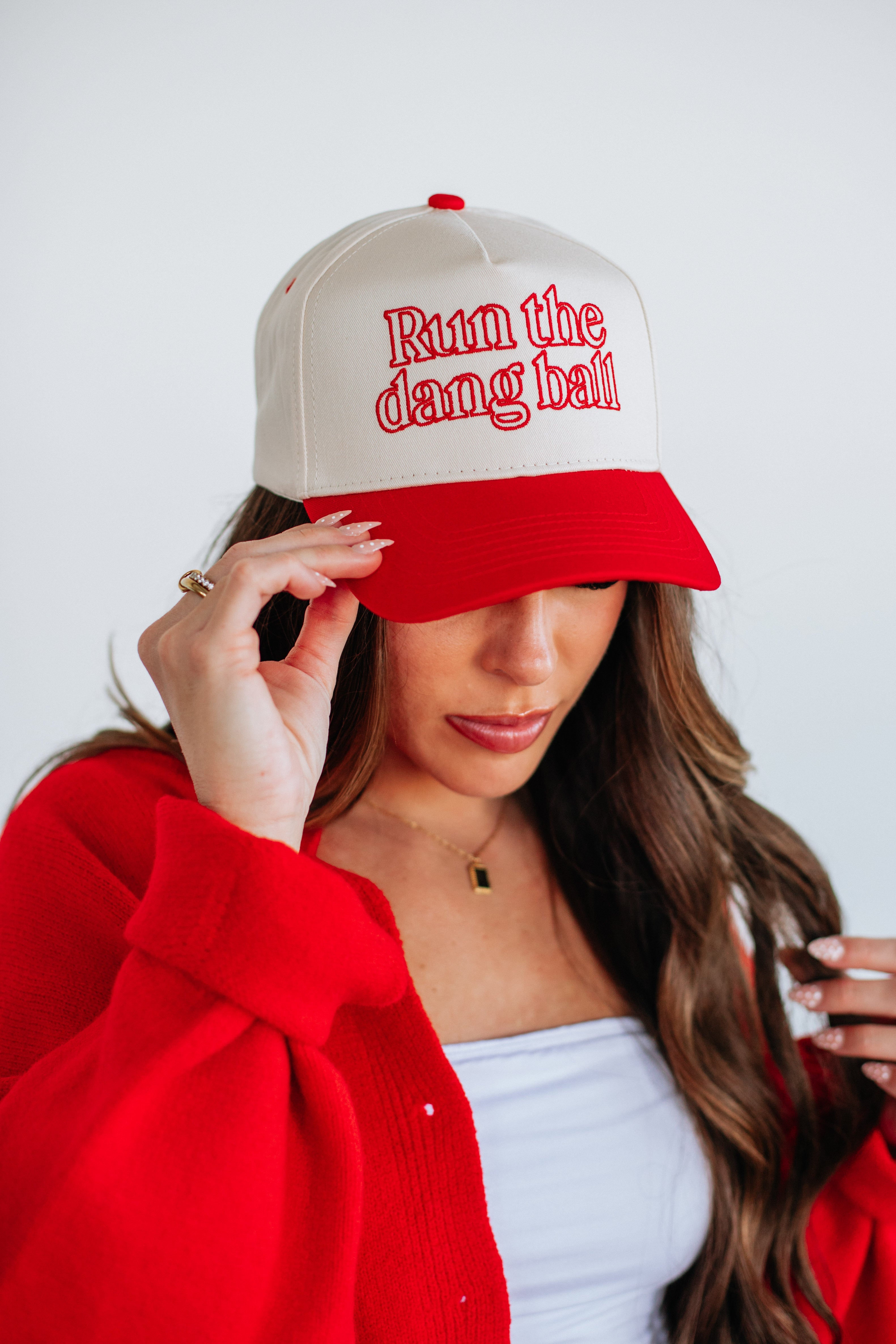 Run The Dang Ball Trucker Hat