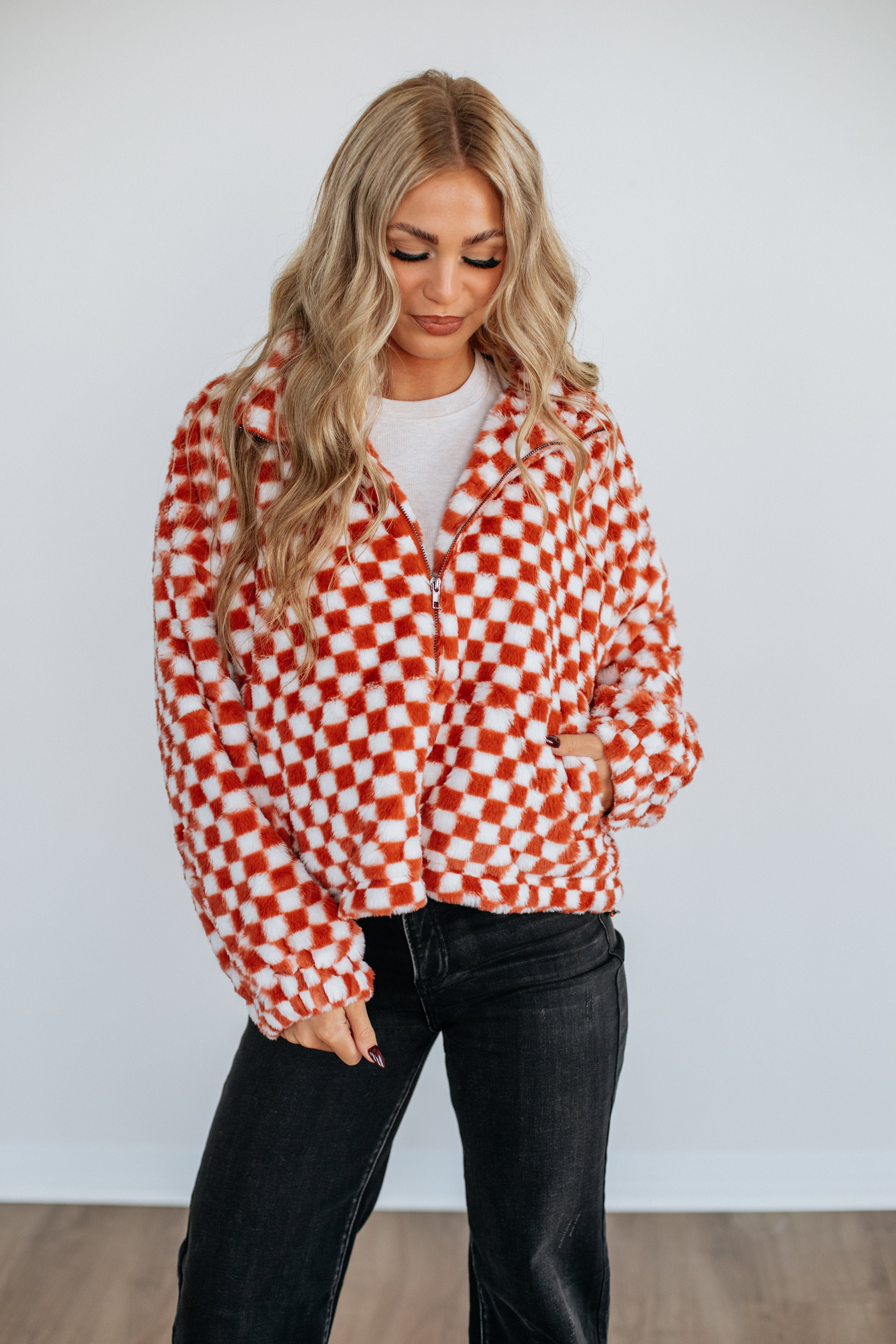 Kristen Checkered Jacket