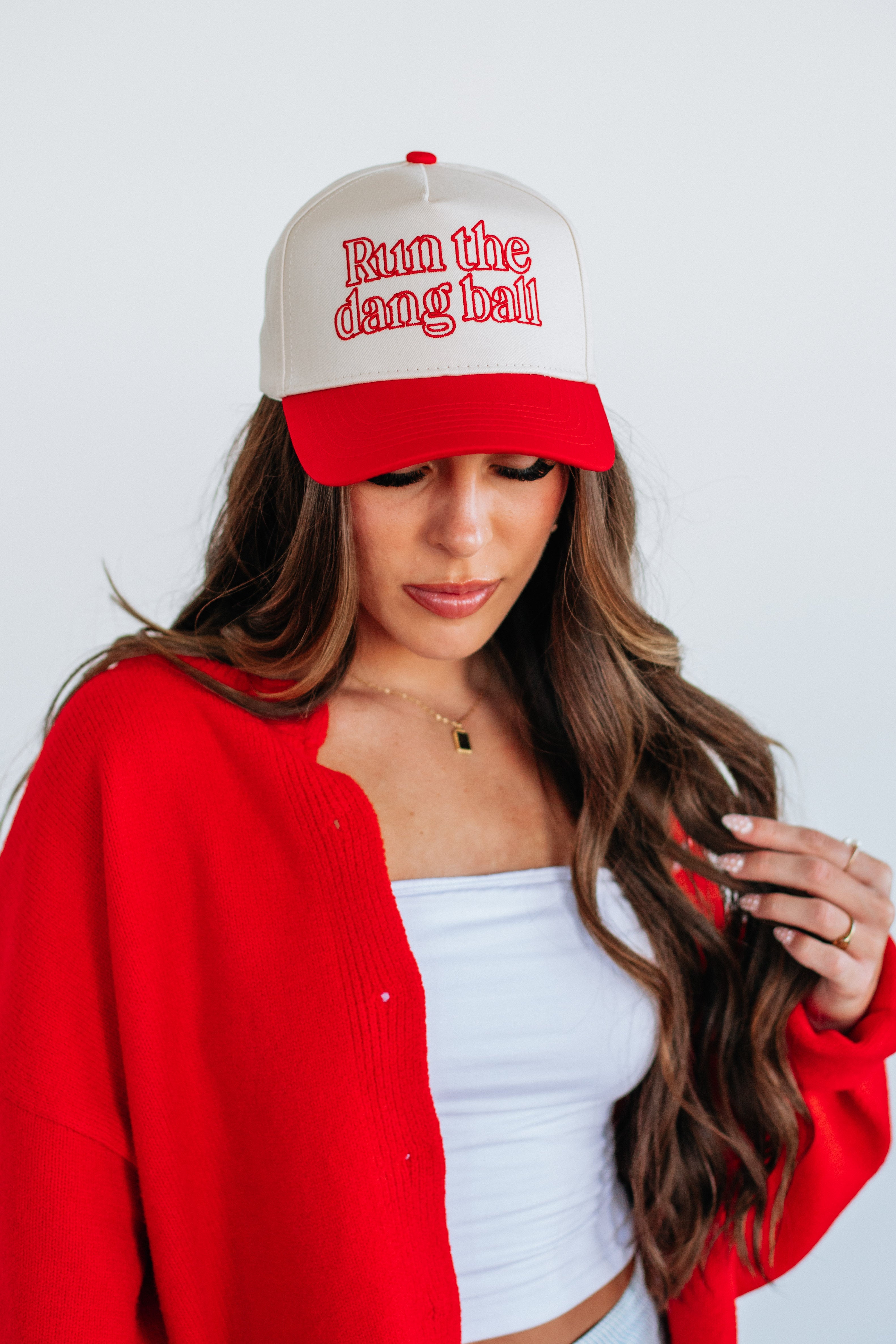 Run The Dang Ball Trucker Hat