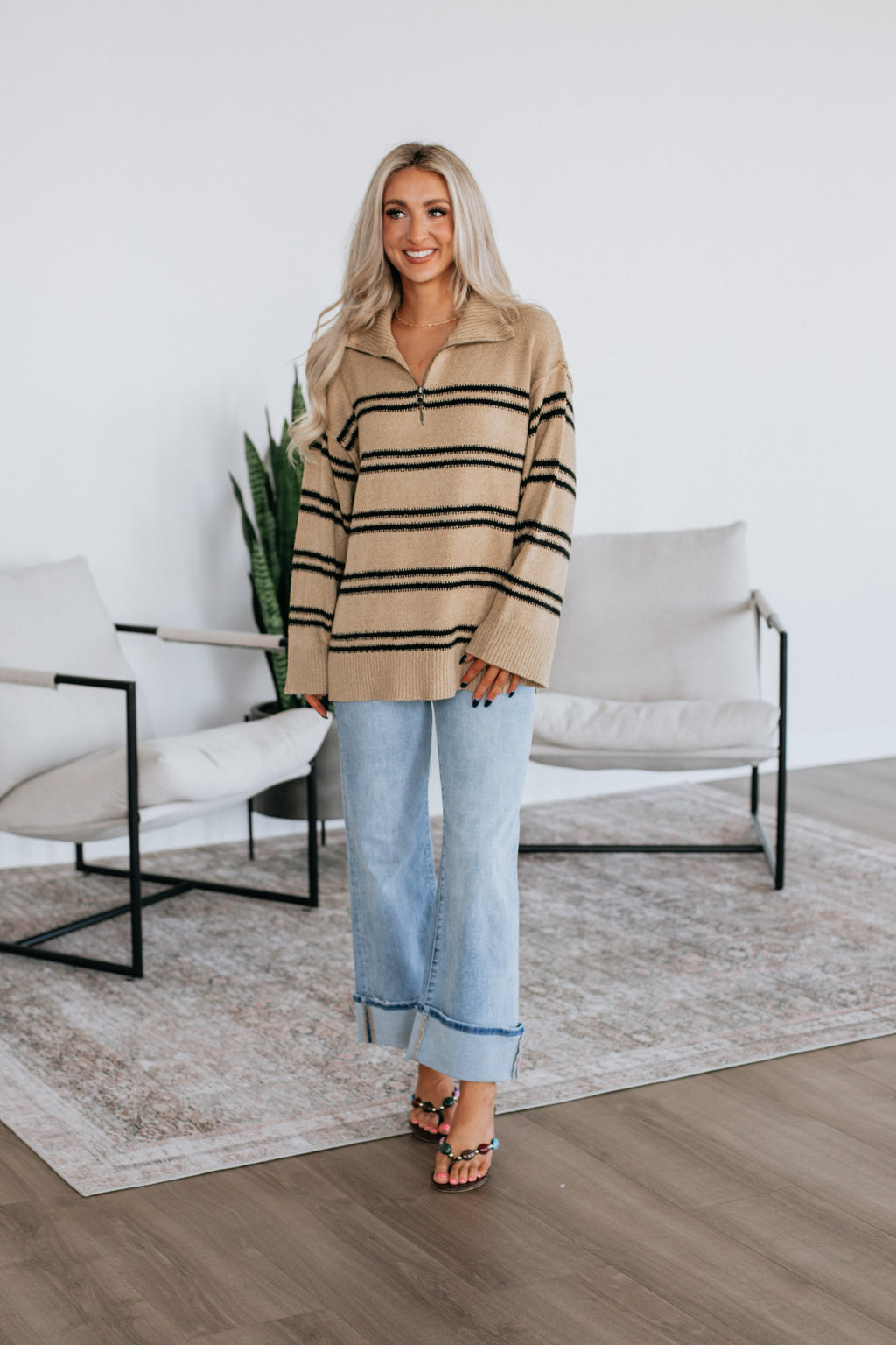 Louisa Striped Sweater