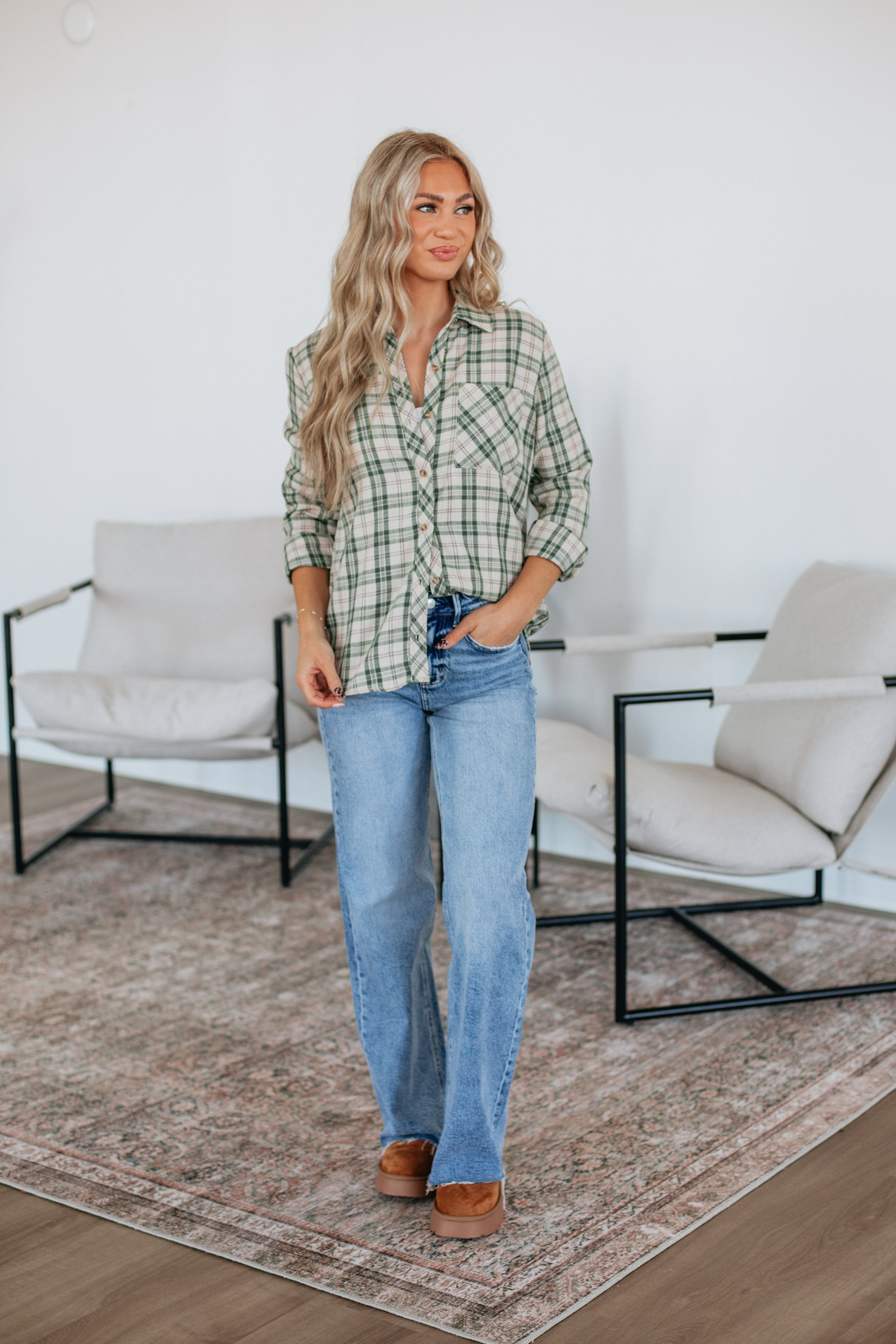 Watson Flannel Top