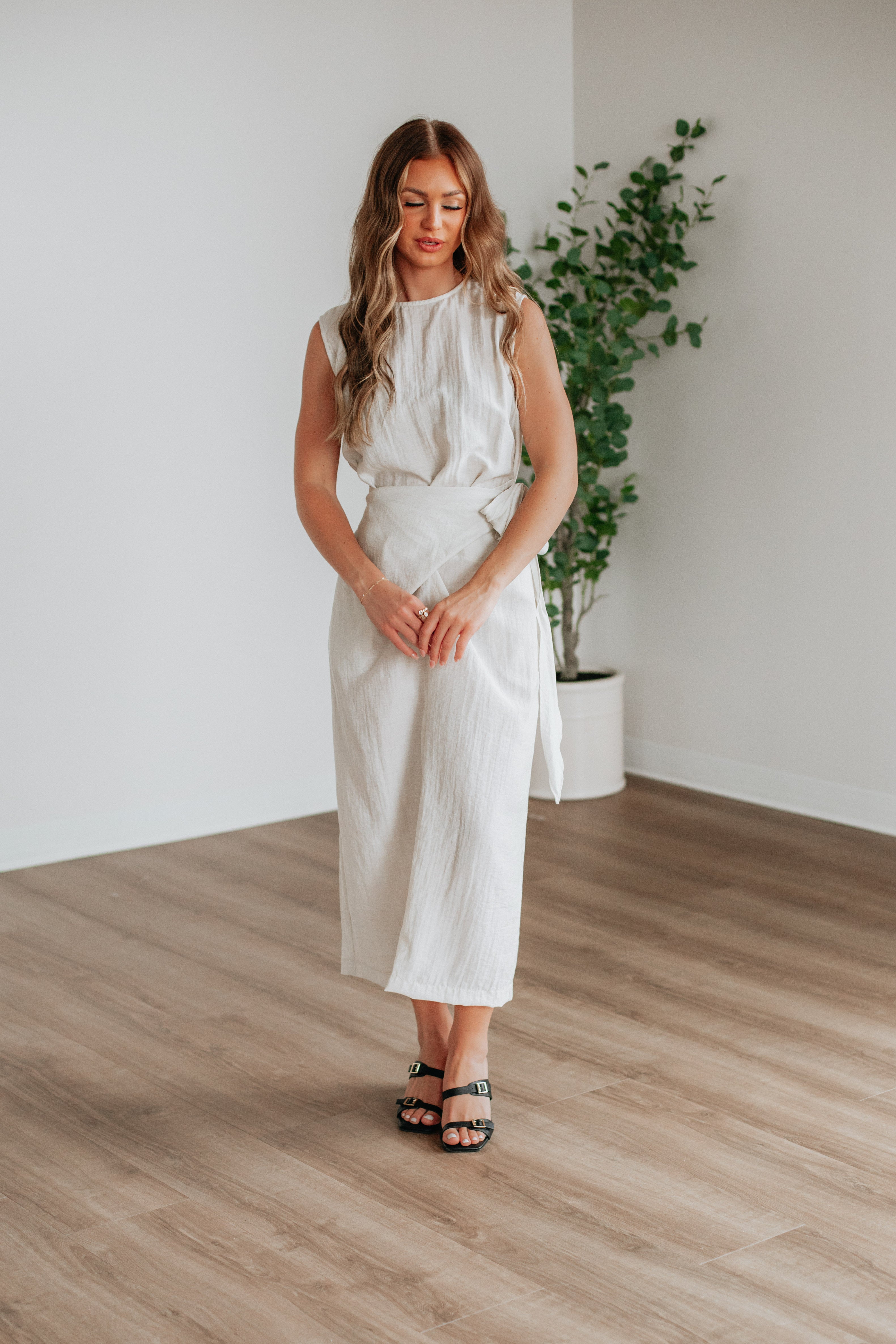 Nadine Linen Dress